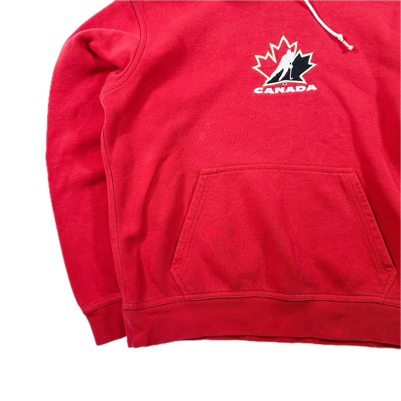 Vintage Vintage Team Canada Nike Embroidered Patch Hooded Sweater Size US S / EU 44-46 / 1 - 3 Thumbnail