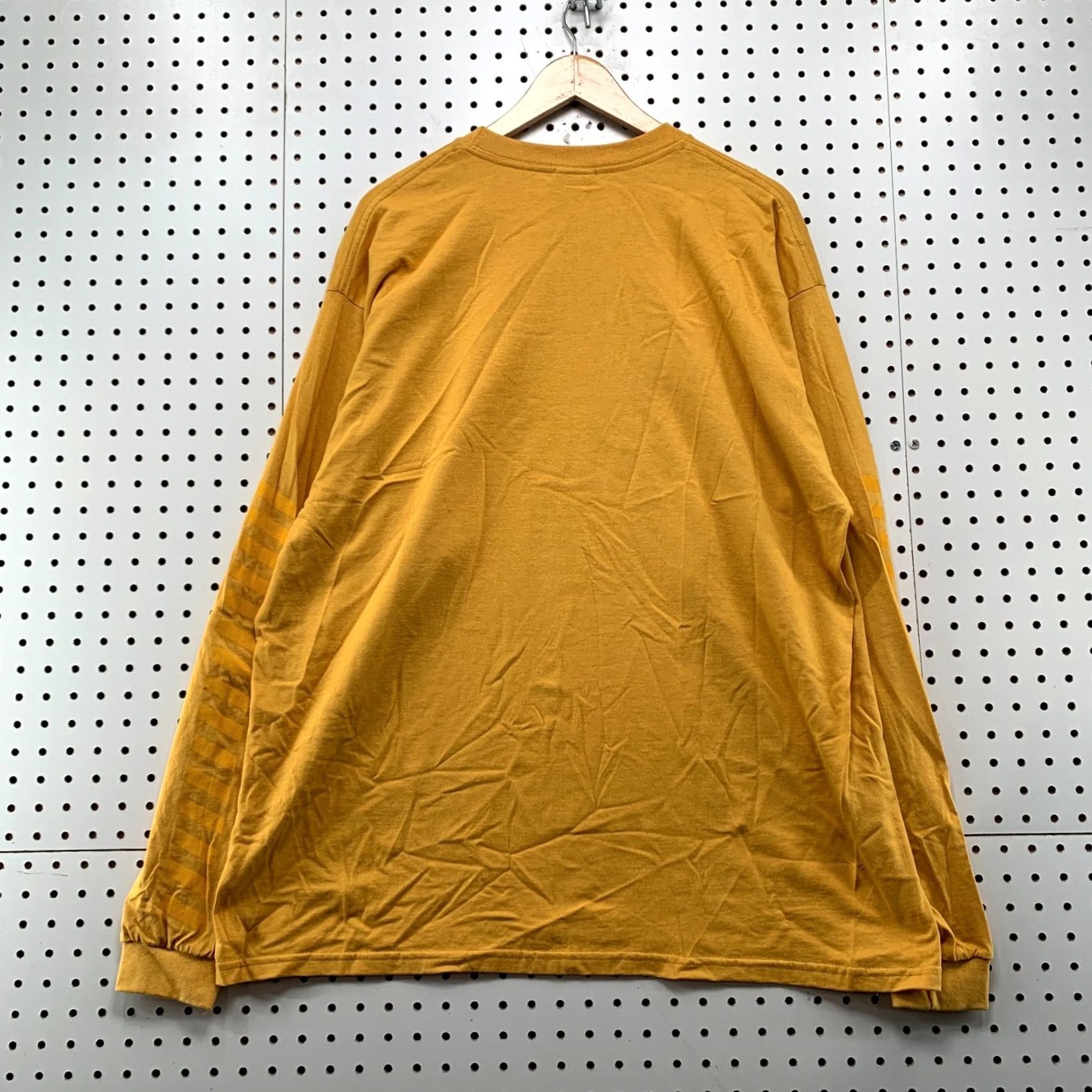 Nike VINTAGE Nike Shirt Mens XL Yellow Long Sleeve Embroidered SpellOut NEW Size US XL / EU 56 / 4 - 2 Thumbnail