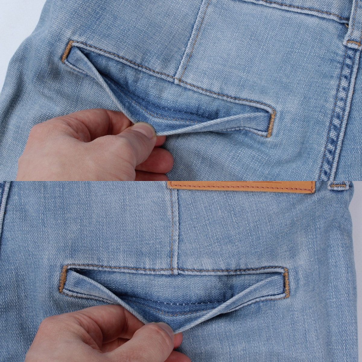 Calvin Klein × Designer Calvin Klein Jeans Light Blue Slim Taper Chino Style Jeans Size US 32 / EU 48 - 19 Thumbnail