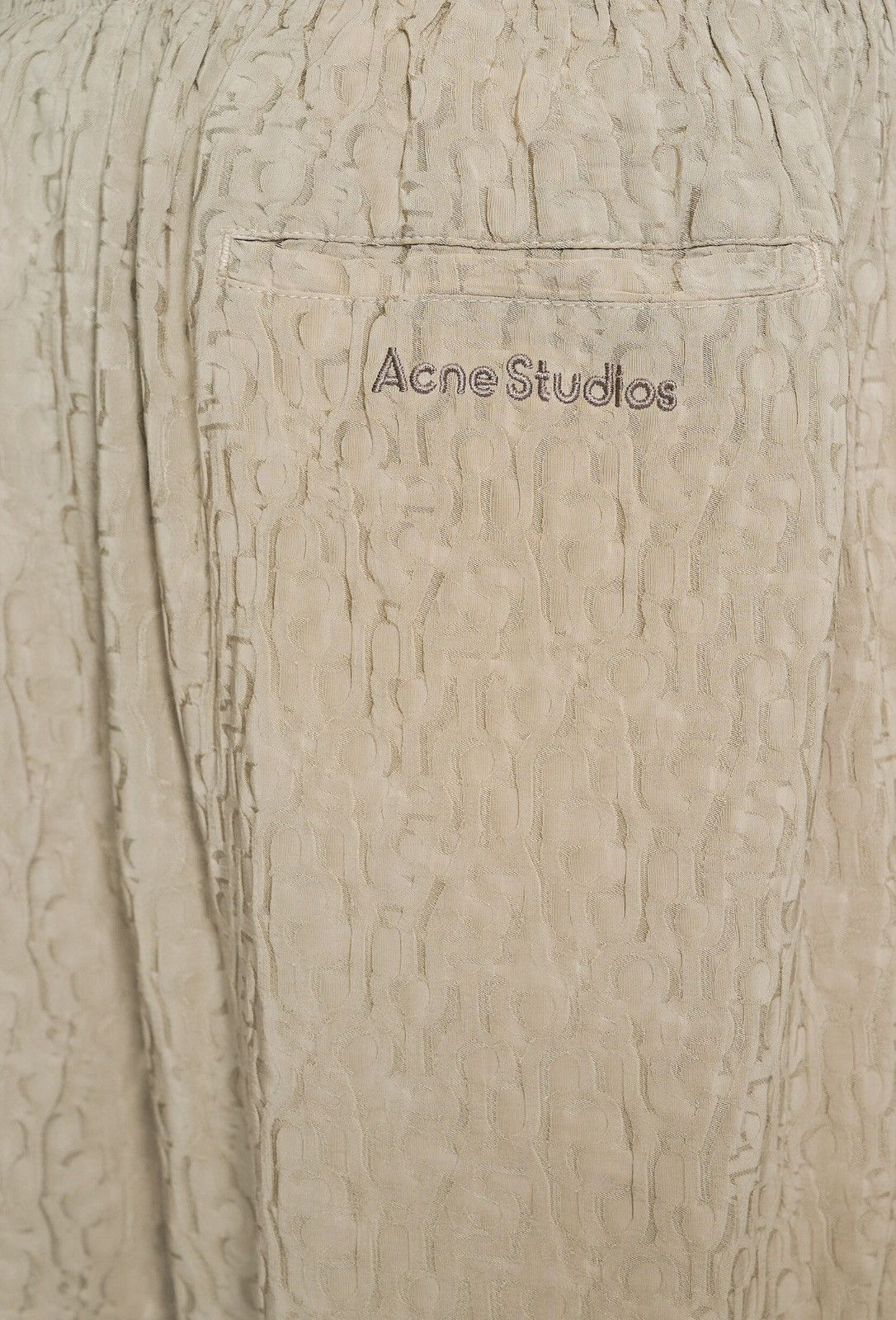 Acne Studios Acne Studios Tonal Monogram Jacquard Shorts Size US 32 / EU 48 - 3 Thumbnail