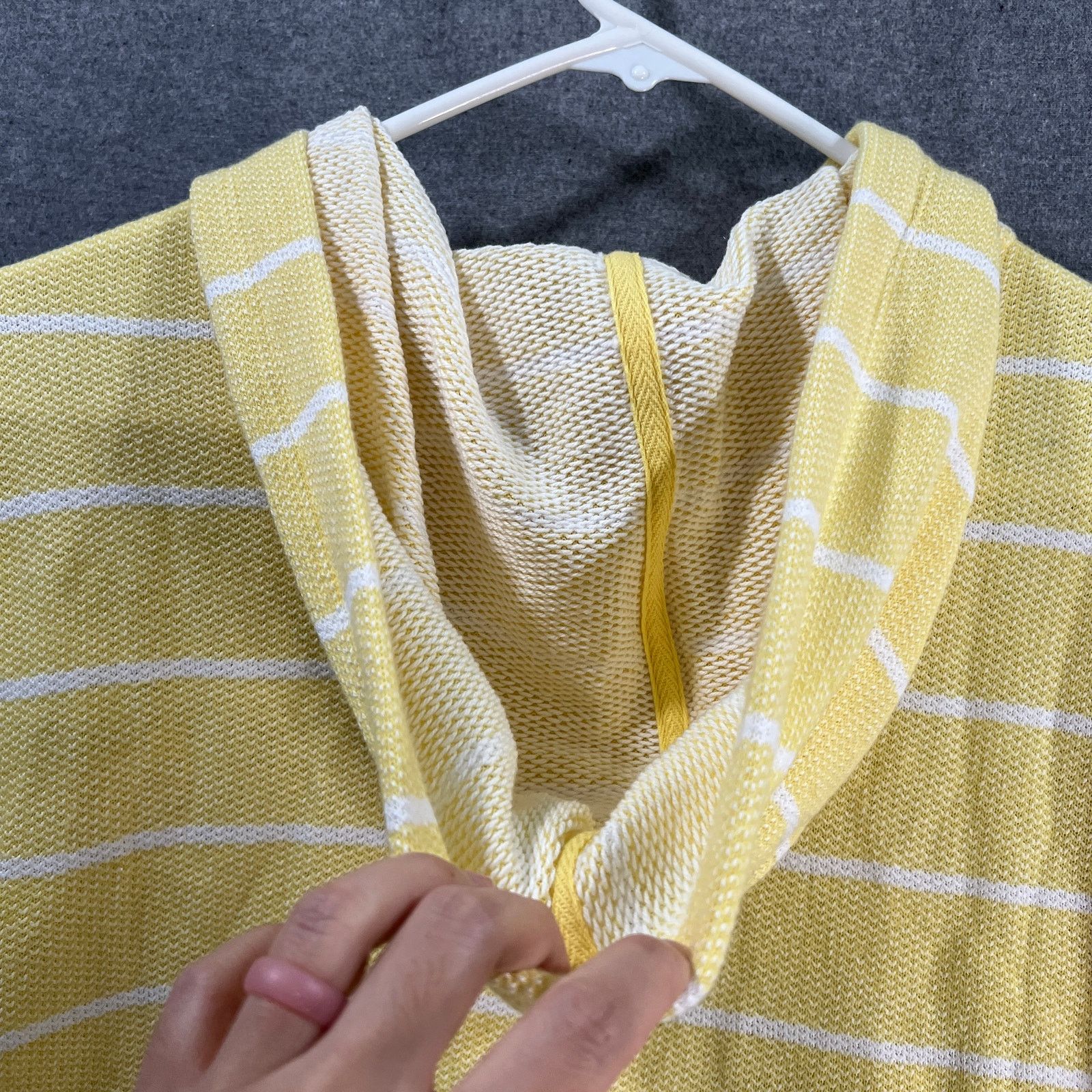 Other Sport Savvy Textured French Terry 3/4 Sleeve Hooded Size M / US 6-8 / IT 42-44 - 11 Thumbnail