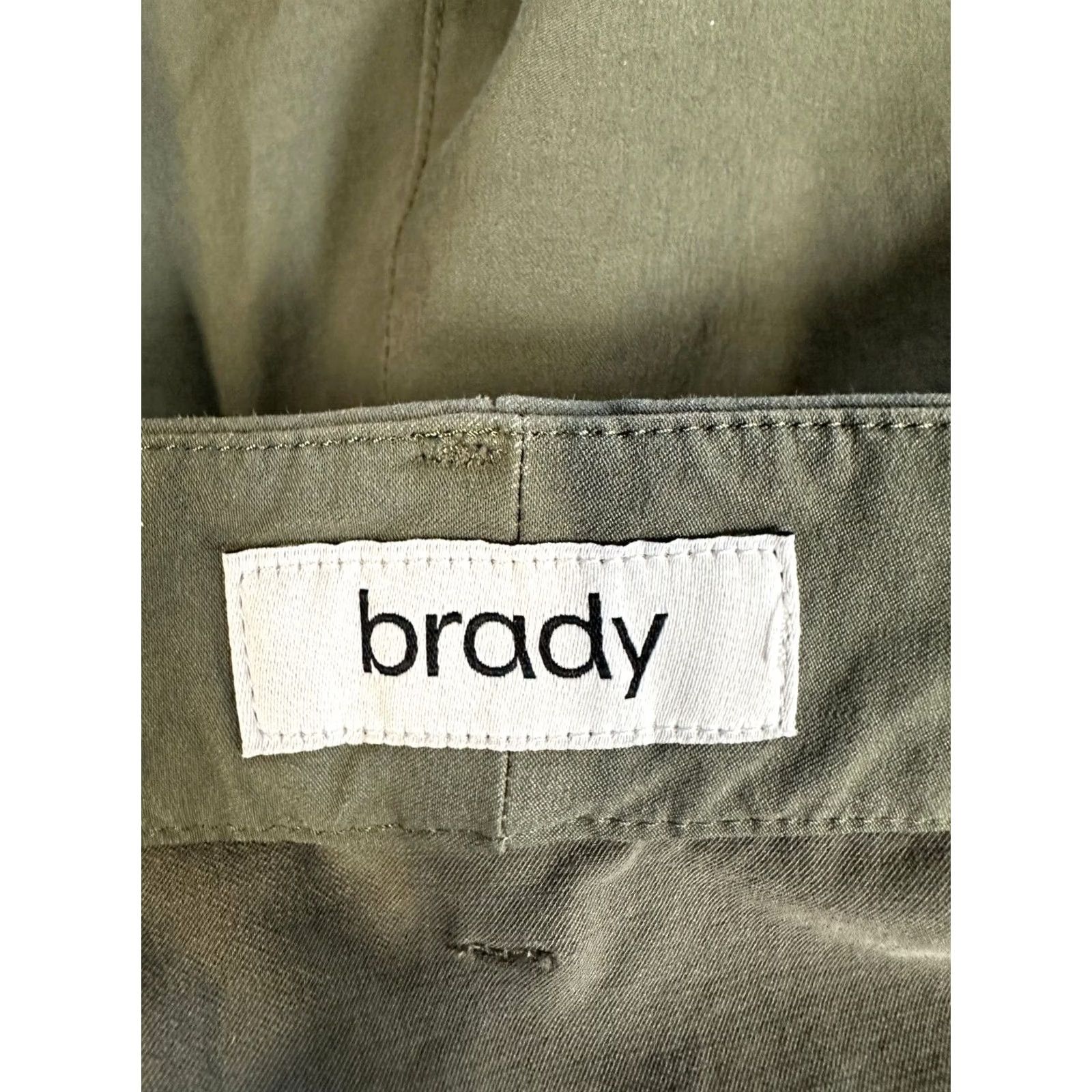 Olive Brady Shorts Mens 32 Live. Olive Nylon Blend Hiking Flat Front Stretch Outdoor – Green Casual Outdoor Walking Comfort Lightweight Mens 32 (Inseam 10) Size US 32 / EU 48 - 4 Thumbnail