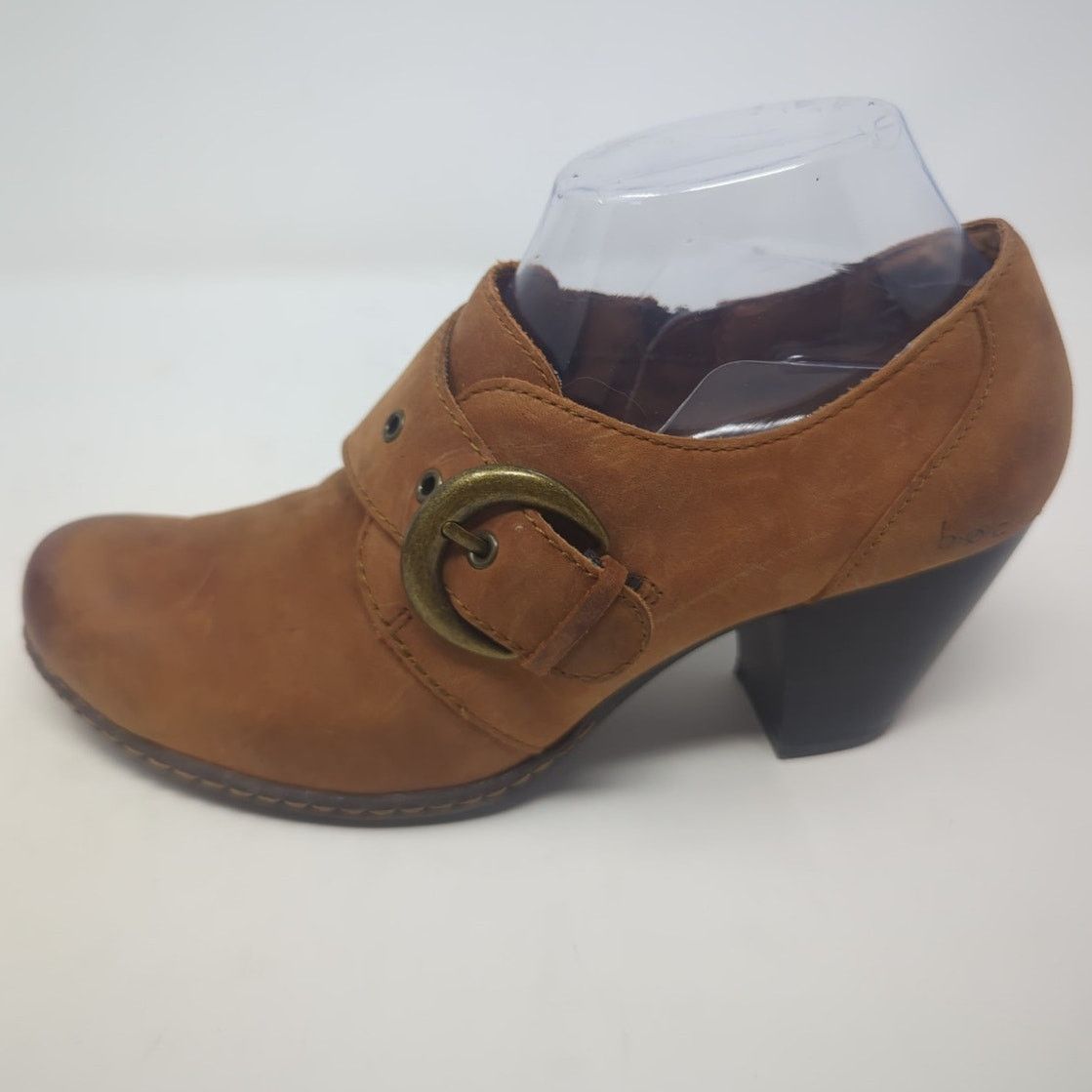 Boc BOC Brown Zip Up Buckle Block Heel Ankle Booties Size 8 Size US 8 / IT 38 - 2 Thumbnail