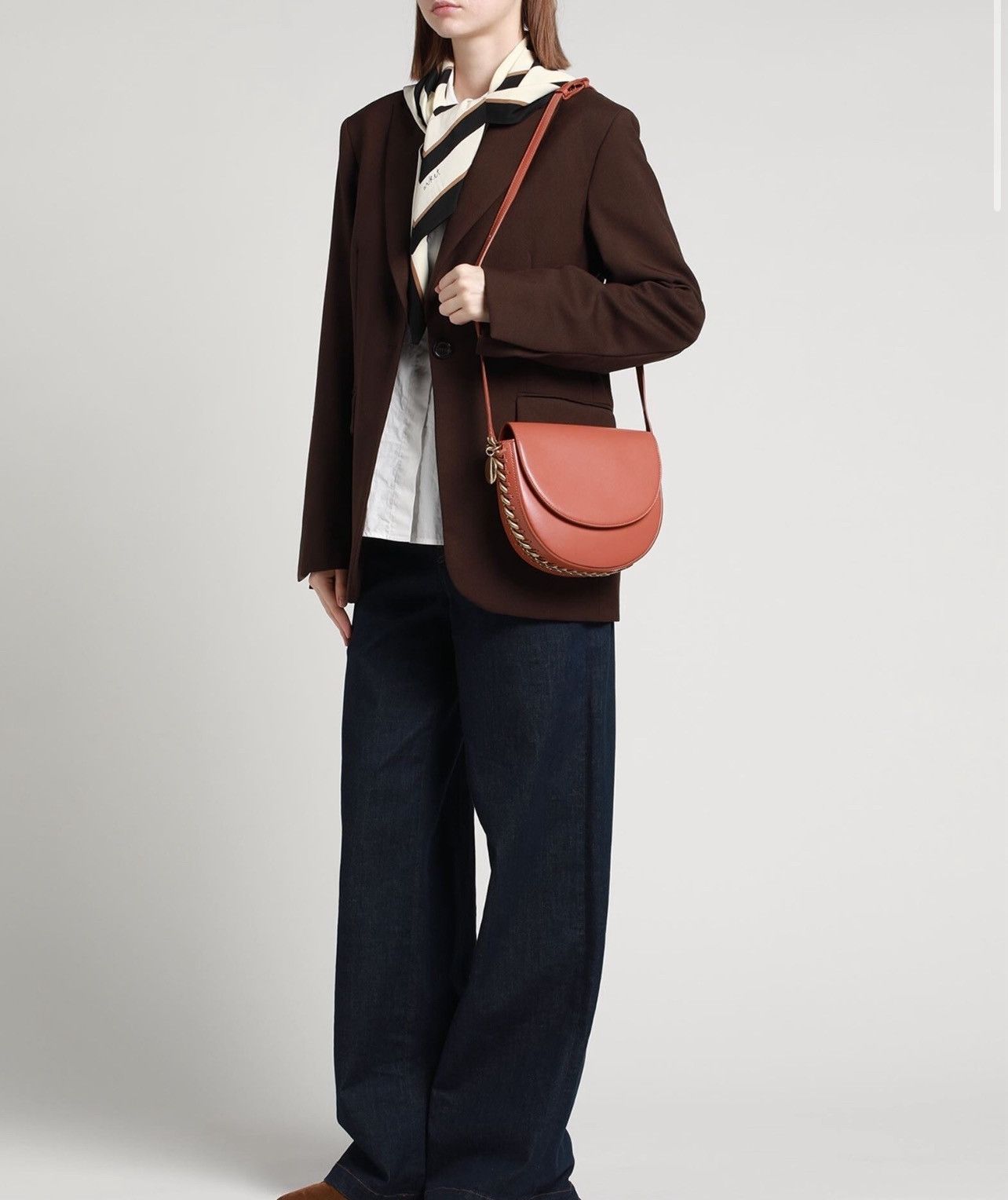 Stella McCartney Stella McCartney Frayme Medium Flap Shoulder Bag Size ONE SIZE - 3 Thumbnail