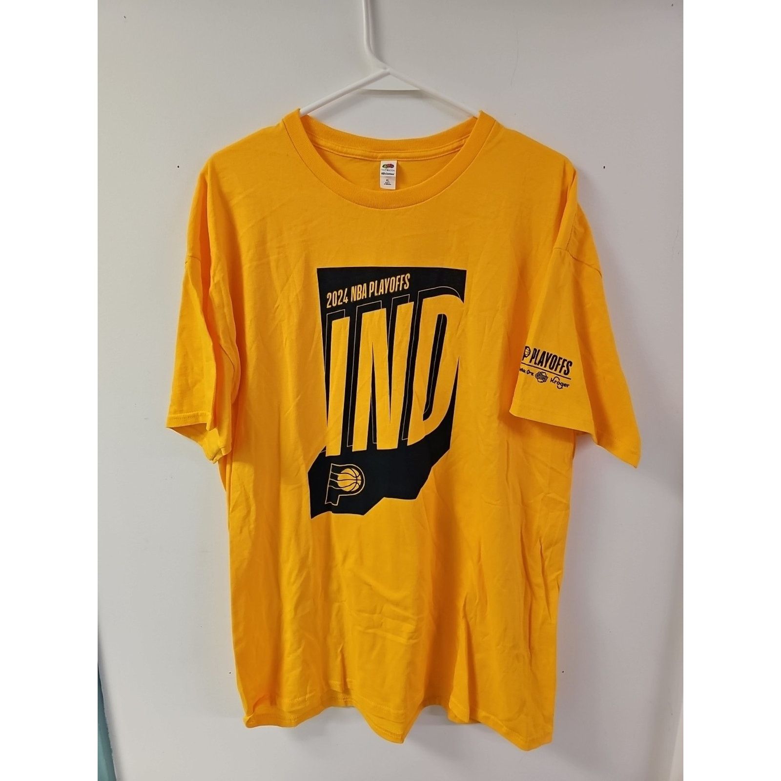 Fruit Of The Loom 2024 Indiana Pacers Playoffs Tshirt Size XL NBA Indianapolis Size US XL / EU 56 / 4 - 1 Thumbnail