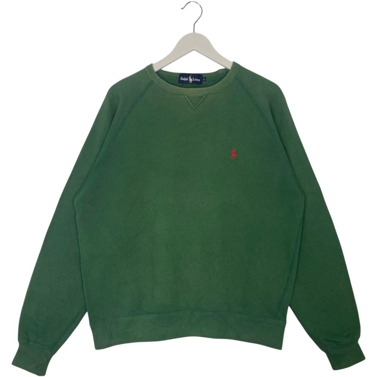 Other Vintage Polo Ralph Lauren Small Pony Crewneck Green Size M Size US M / EU 48-50 / 2 - 1 Thumbnail