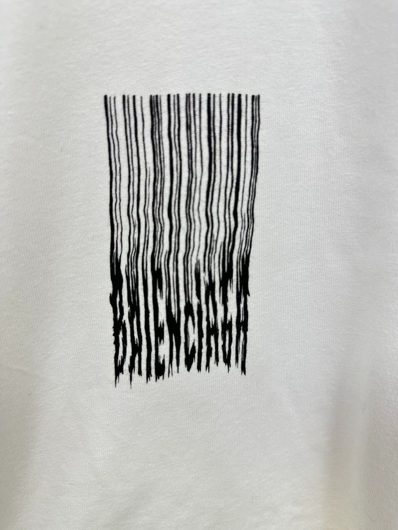 Balenciaga Balenciaga Waterfall logo white short sleeve T-shirt Size US XXS / EU 40 - 5 Thumbnail