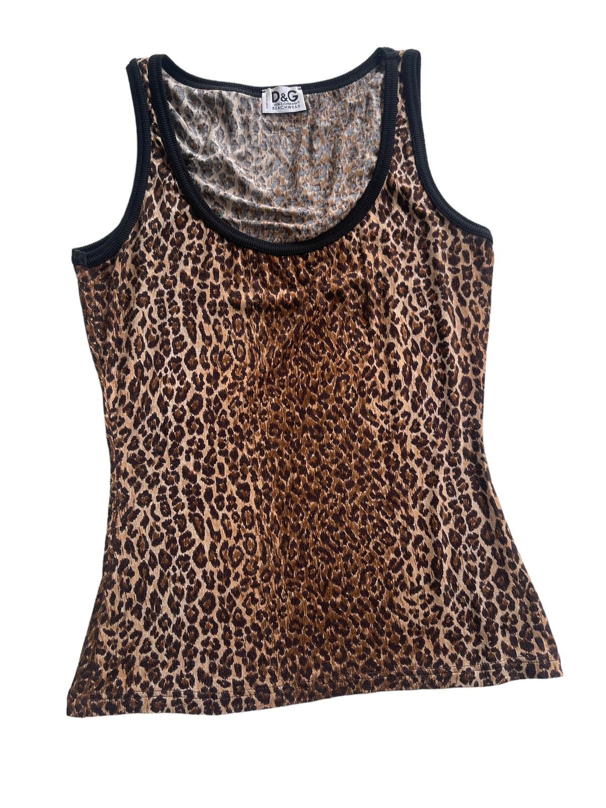 Dolce & Gabbana D&G Viscose Leopard Print Beachwear Size S / US 4 / IT 40 - 3 Thumbnail