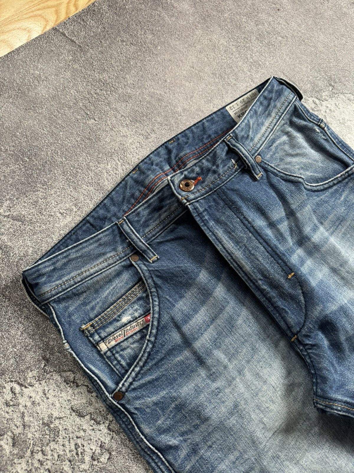 Diesel Diesel 29/32 Krooley distressed denim pants jeans trousers Size US 29 - 10 Thumbnail