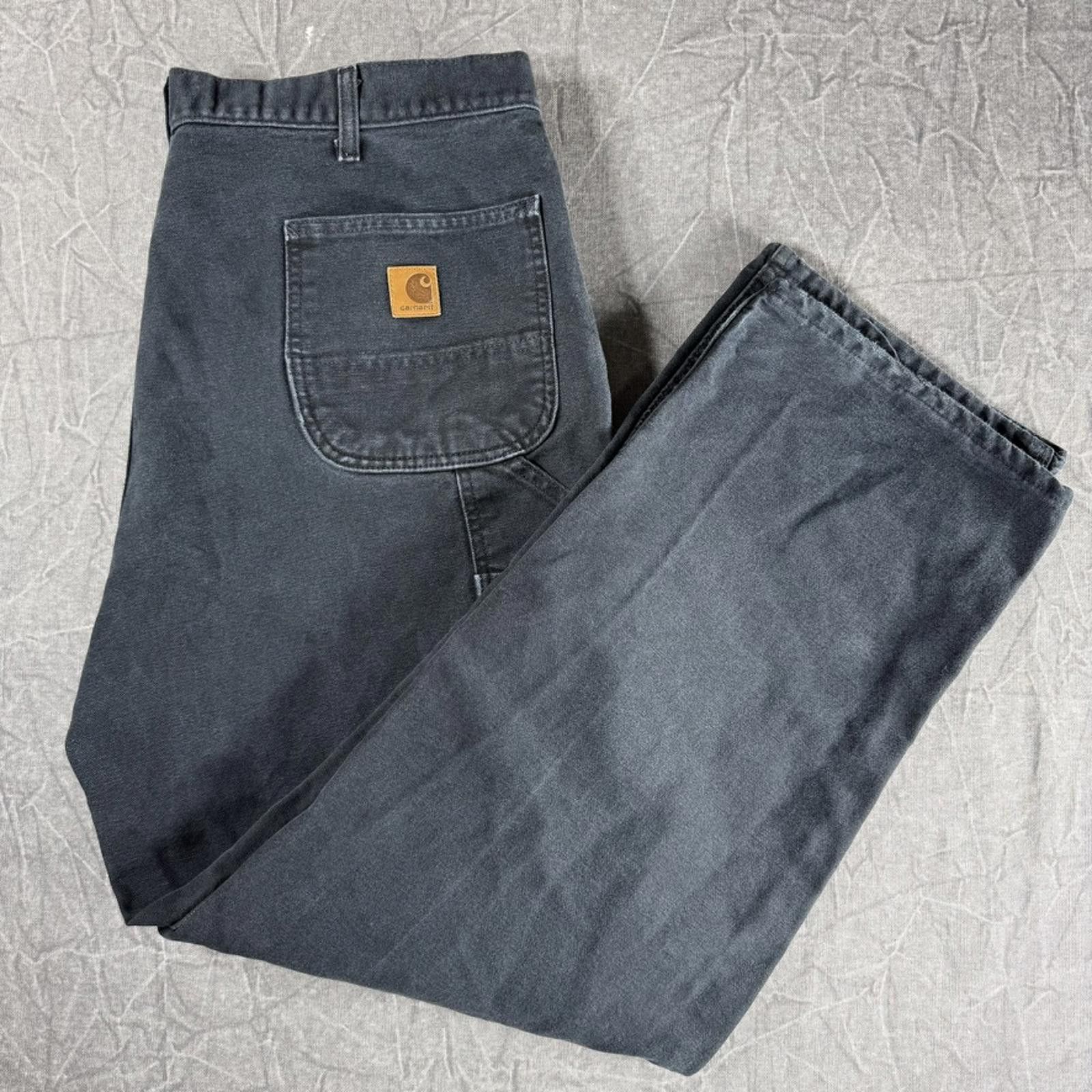 Carhartt Carhartt Jeans Men's 42x34 Black Pants 3 Size US 42 / EU 58 - 1 Thumbnail