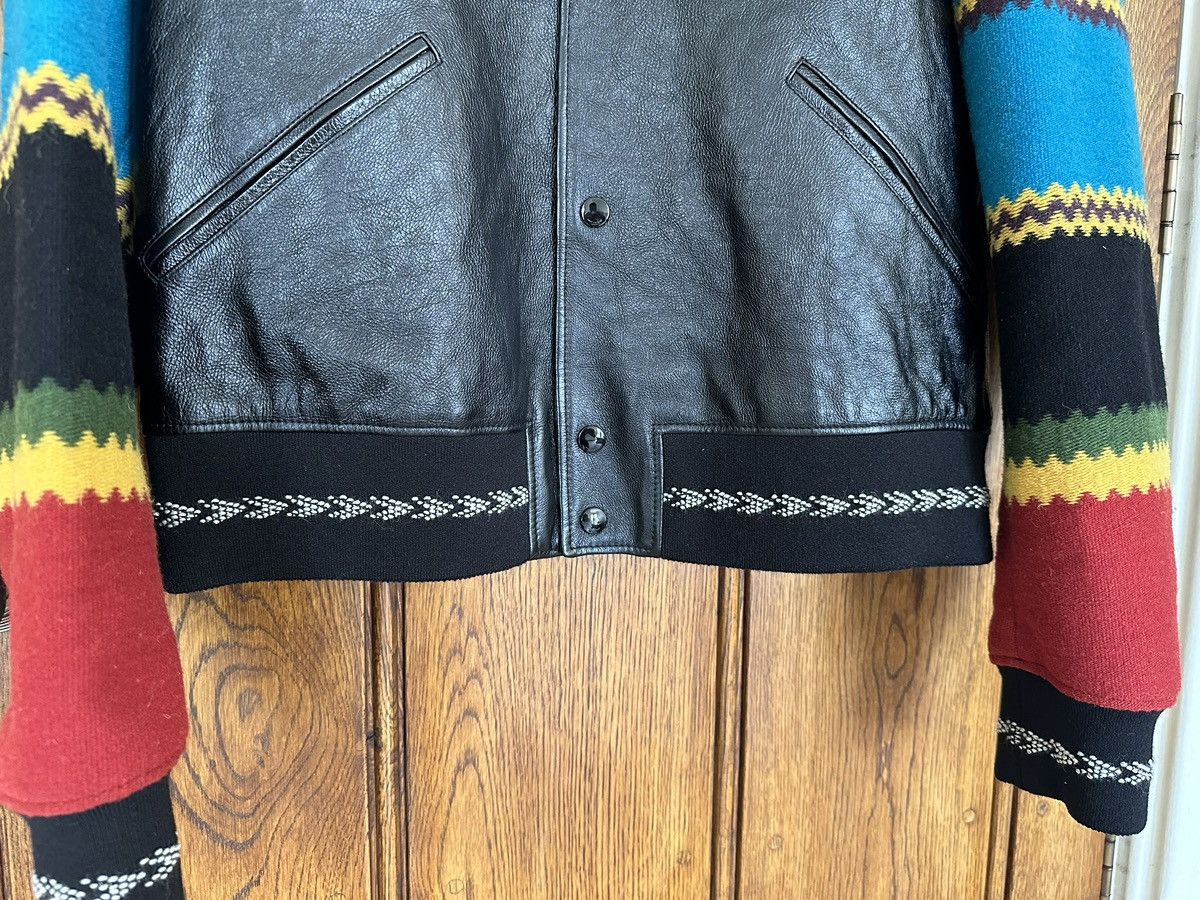 Saint Laurent Paris Saint Laurent leather teddy jacket 50 blue red black Size US M / EU 48-50 / 2 - 15 Thumbnail