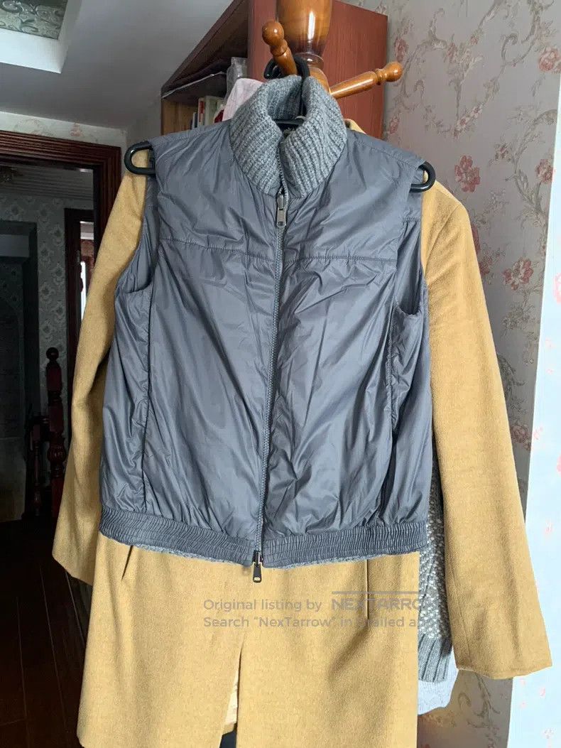 Brunello Cucinelli Brunello Cucinelli Chained Vest, reversible, elegant gray Size XS / US 0-2 / IT 36-38 - 6 Thumbnail