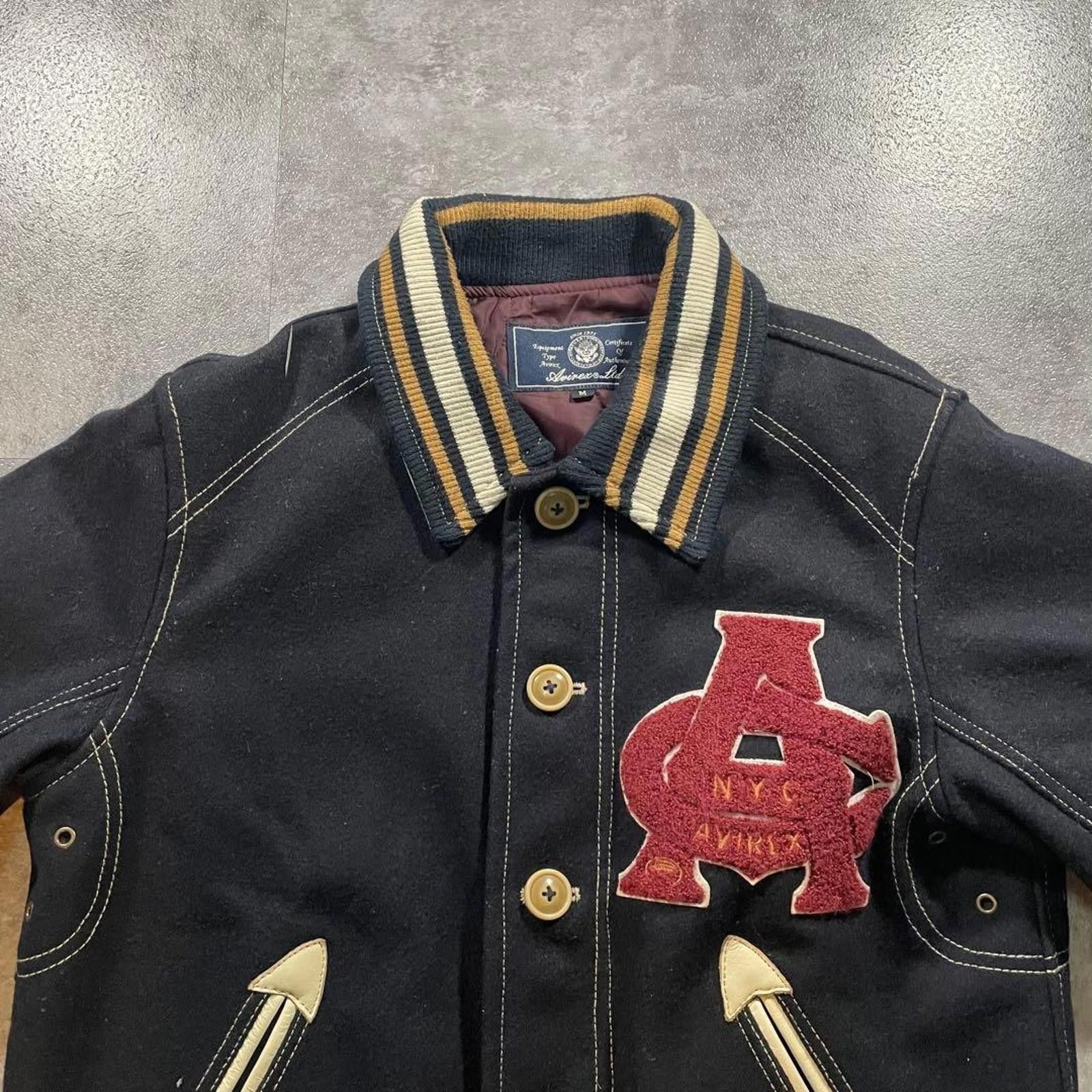 Avirex Avirex - Black Varsity Style Jacket Size US M / EU 48-50 / 2 - 3 Thumbnail