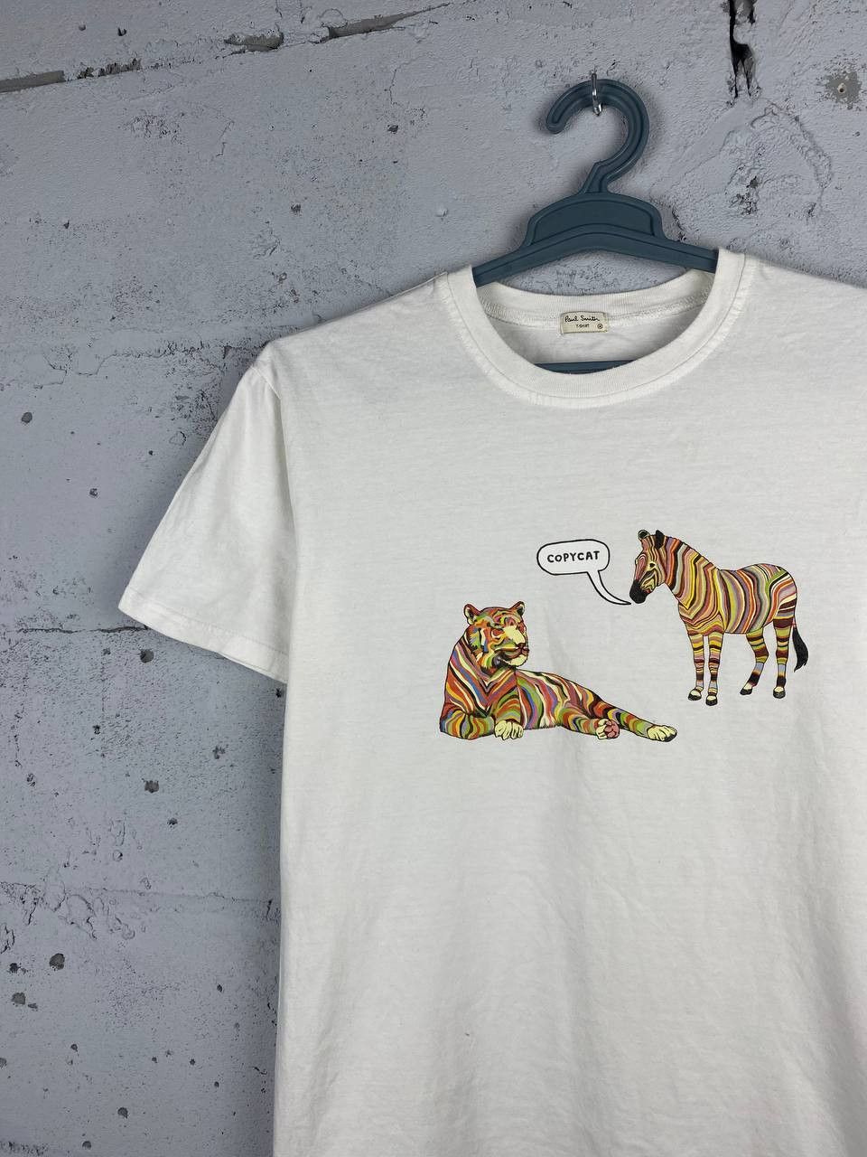Paul Smith PAUL SMITH COLOURED ZEBRA TIGER T SHIRT Size US M / EU 48-50 / 2 - 3 Thumbnail