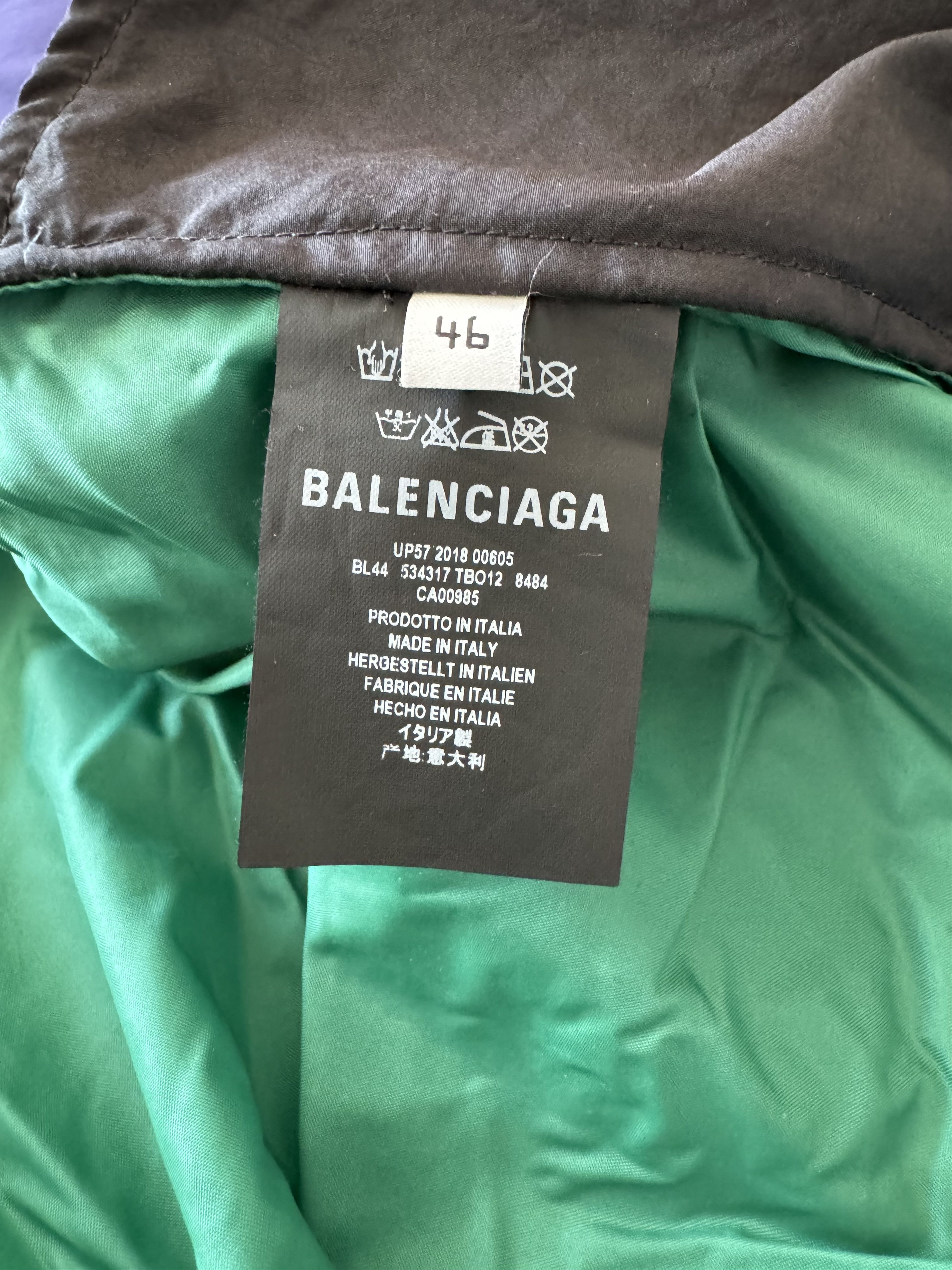 Balenciaga BALENCIAGA Logo Oversize Track Jacket Size US S / EU 44-46 / 1 - 9 Thumbnail