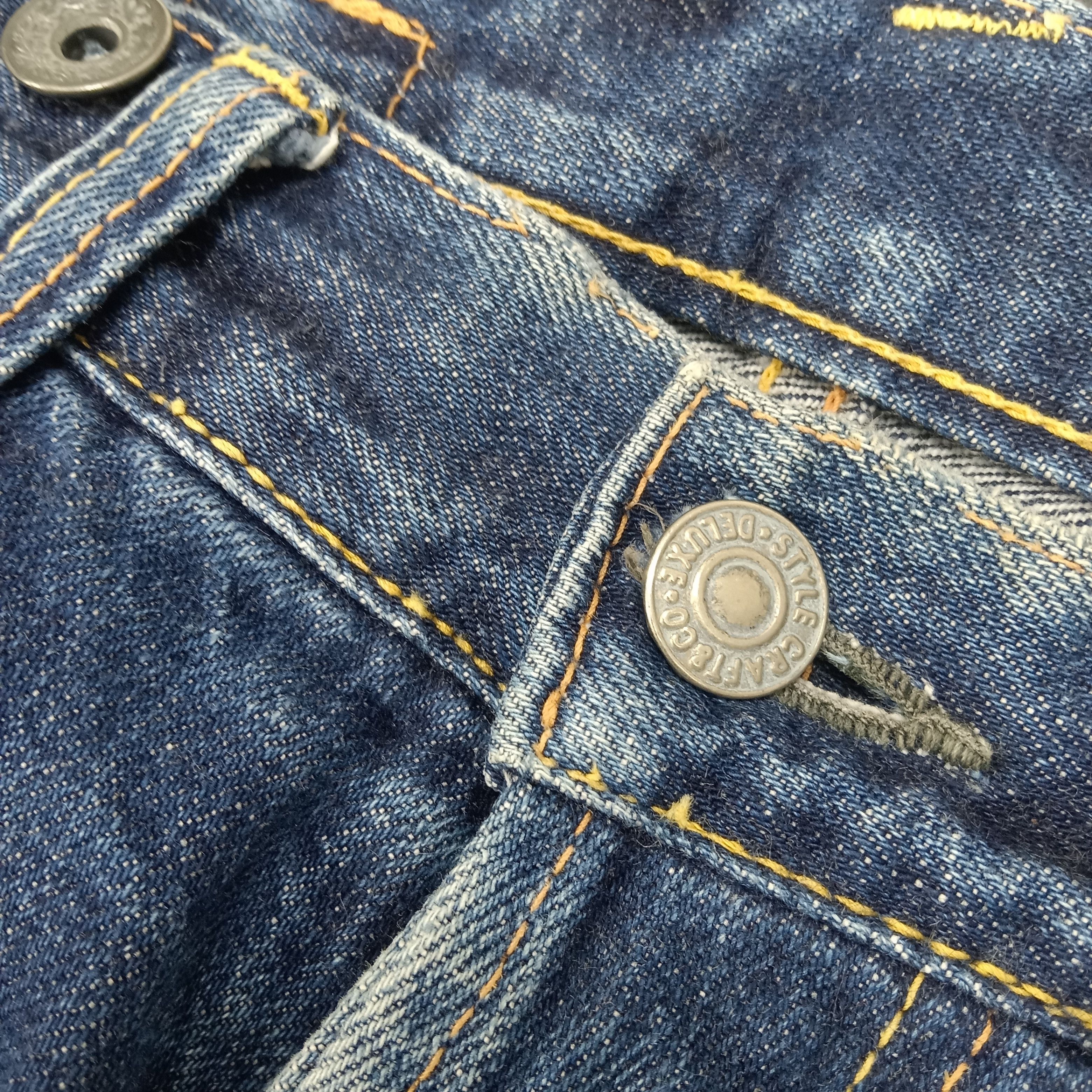 Evisu × Vintage Evis Japanese Brand Daicock Custom Art Denim Jeans Size US 28 / EU 44 - 9 Thumbnail