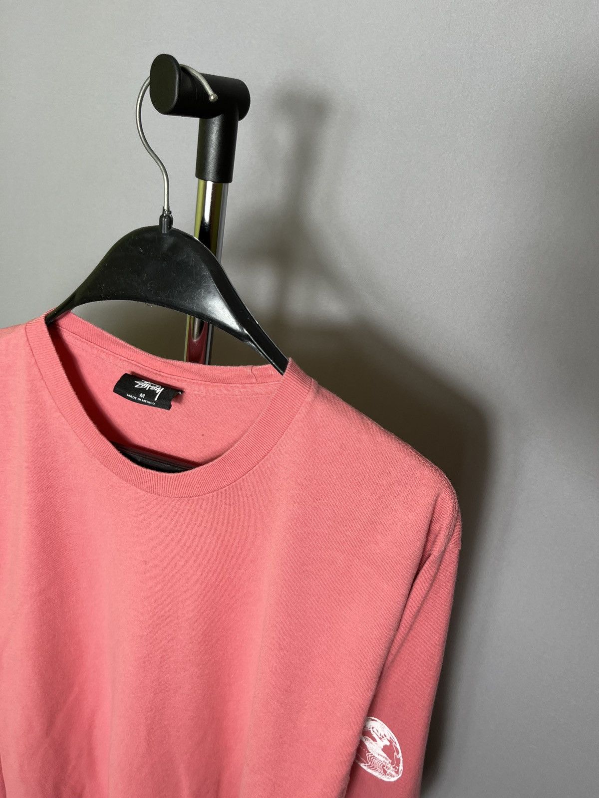 Stussy Stussy Pink Long Sleeve T Shirt Mens Cotton Size US M / EU 48-50 / 2 - 3 Thumbnail