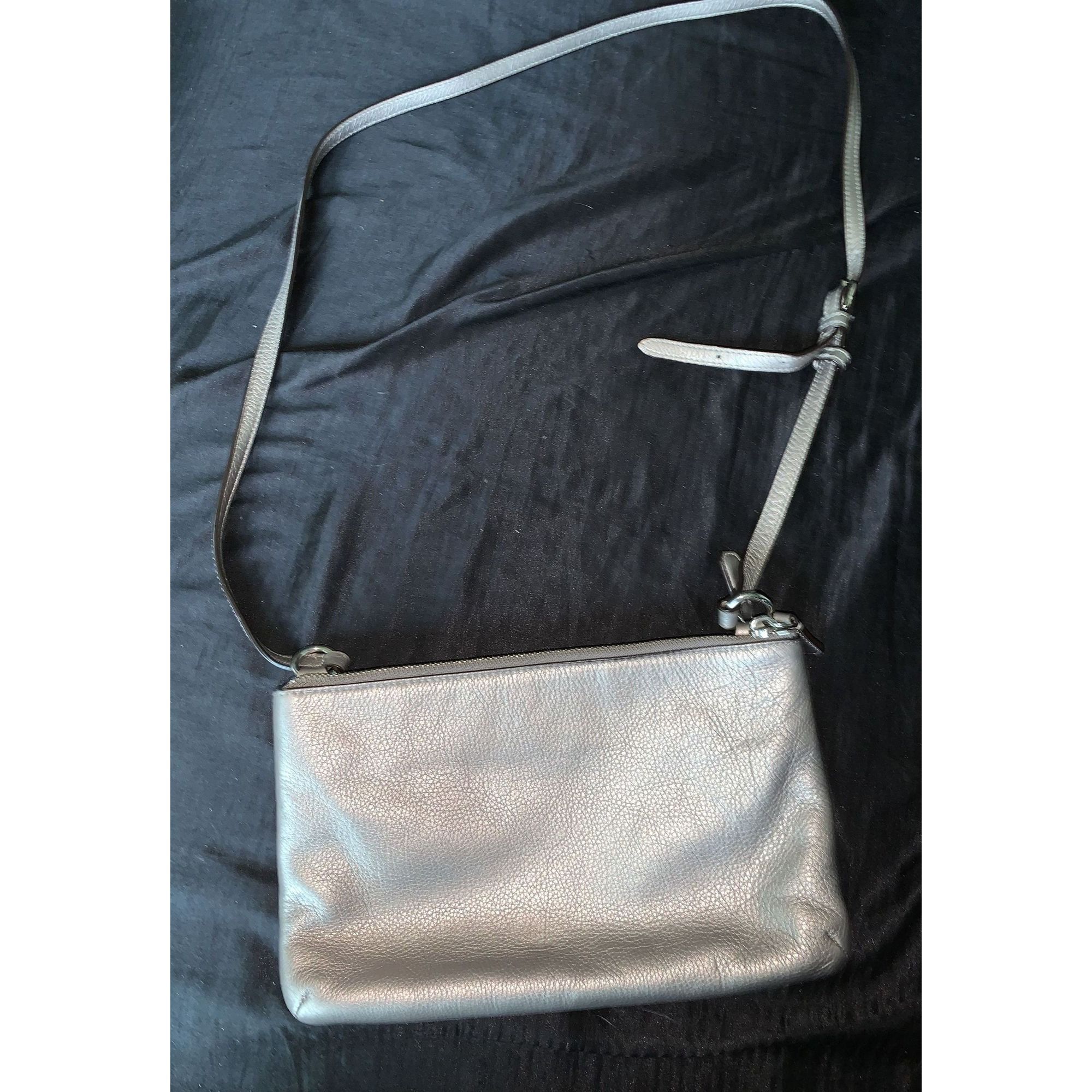 Coach Coach Metallic Tan Pebbled Crossbody EUC Size ONE SIZE - 2 Thumbnail