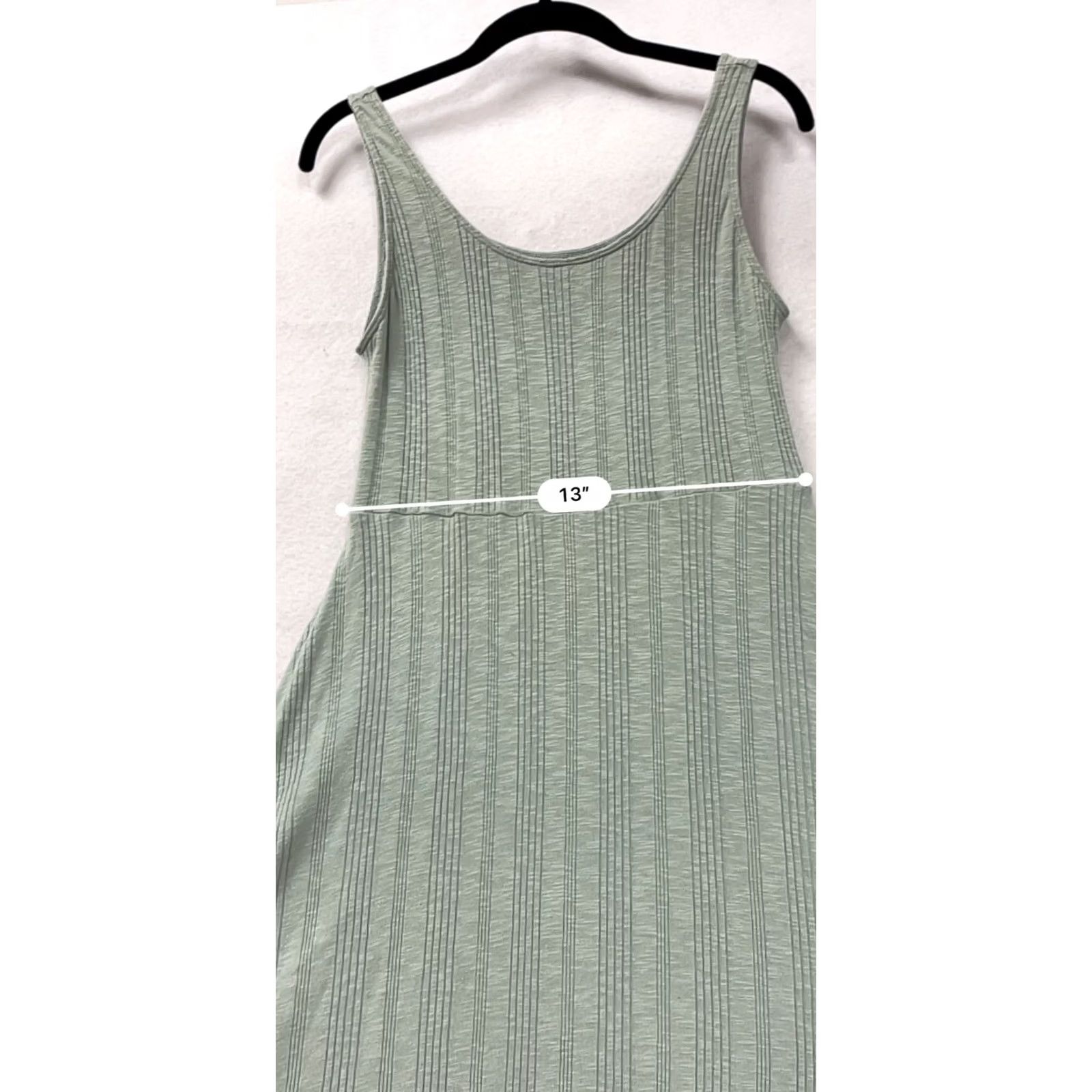 Vintage Carve Designs Womens Dress Sleeveless Midi Green S 8099 Womens S Dress Sundress Midi Green Carve Designs Size S / US 4 / IT 40 - 8 Thumbnail