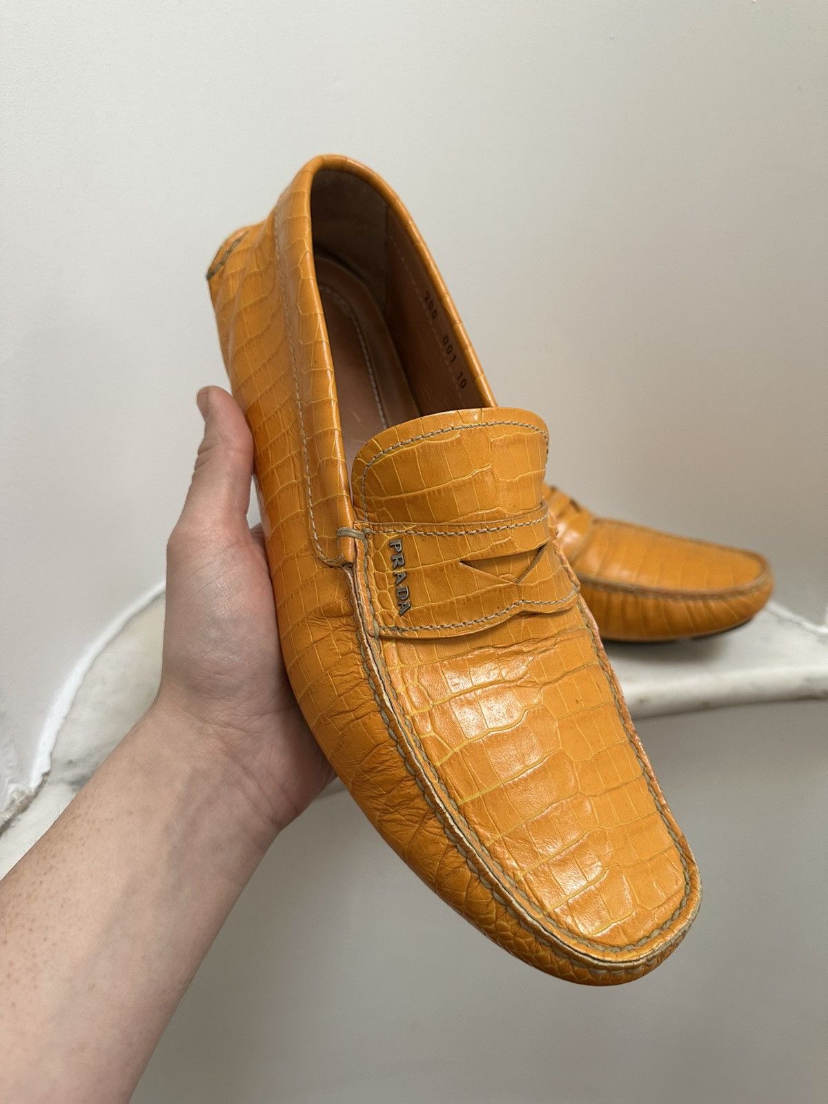 Prada Prada Crocodile Loafers Size US 11 / EU 44 - 1 Thumbnail