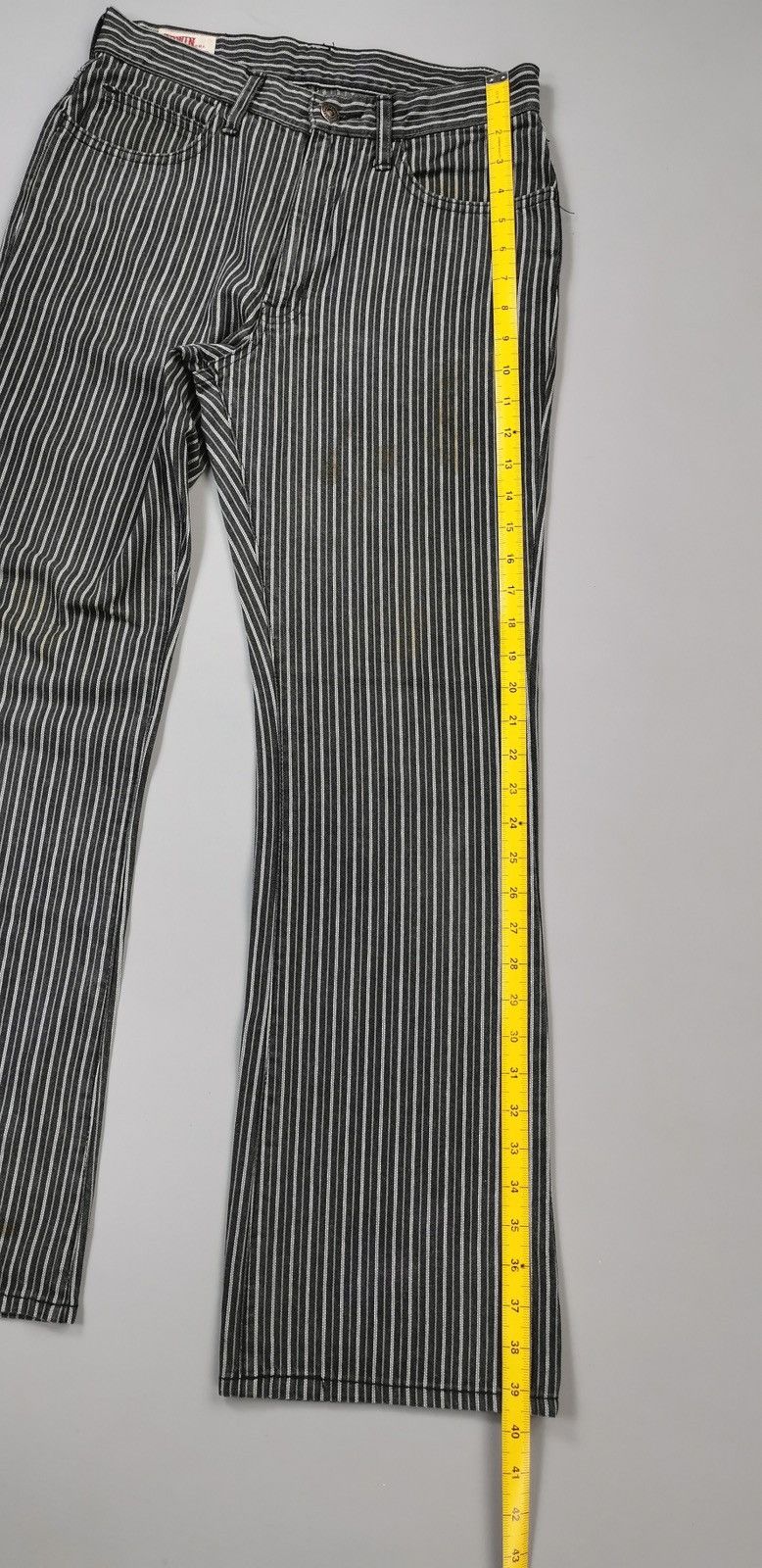 Edwin Vintage Edwin Striped Bootcut Jeans Size US 28 / EU 44 - 14 Thumbnail