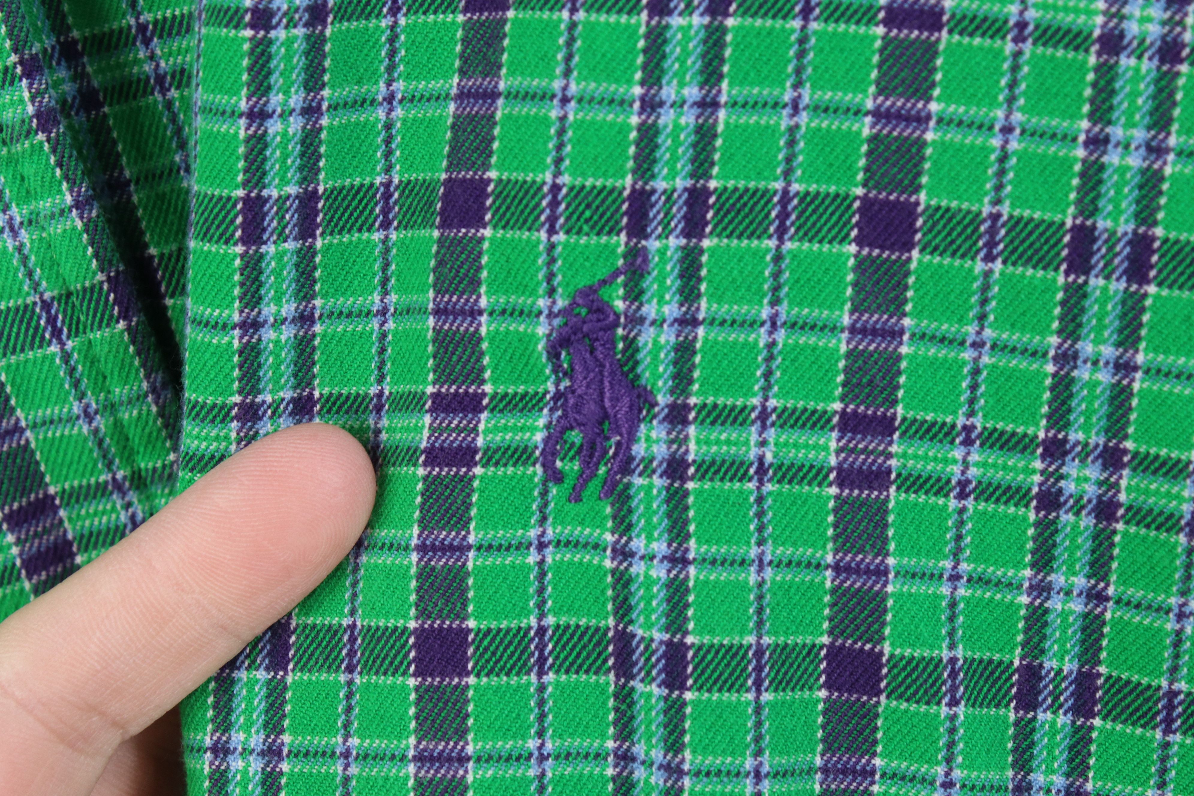 Polo Ralph Lauren Vintage 90s Ralph Lauren Collared Button Down Shirt Plaid Size US XXL / EU 58 / 5 - 4 Thumbnail