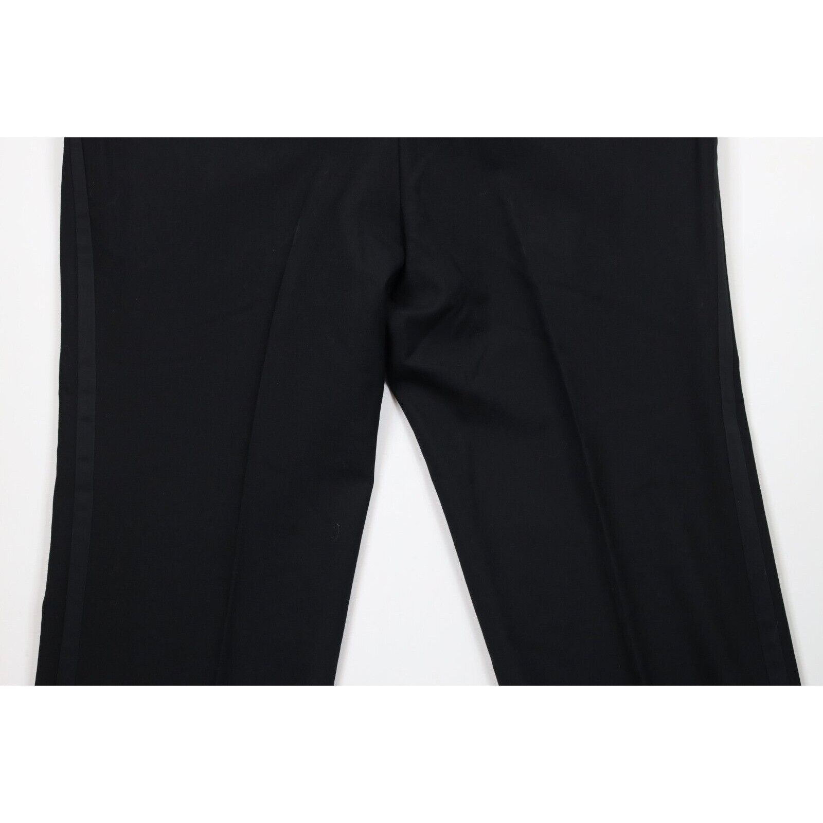 Turnbury × Vintage Vintage 90s Turnbury Wool 2 Piece Tuxedo Suit Wedding Size 50L - 19 Thumbnail