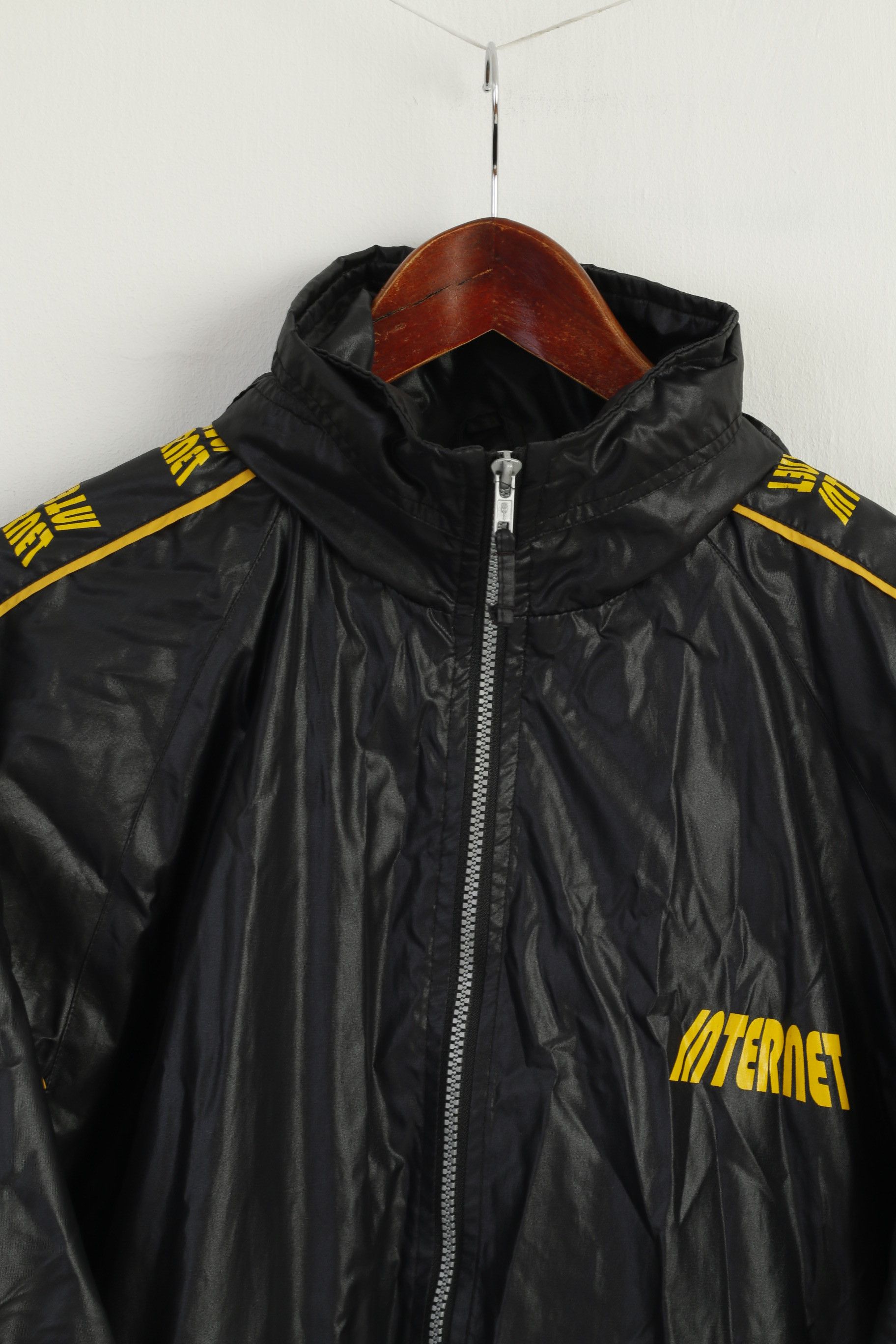 Vintage ARIZONA Men M 170 Jacket Black Nylon 7919 Size US M / EU 48-50 / 2 - 3 Thumbnail