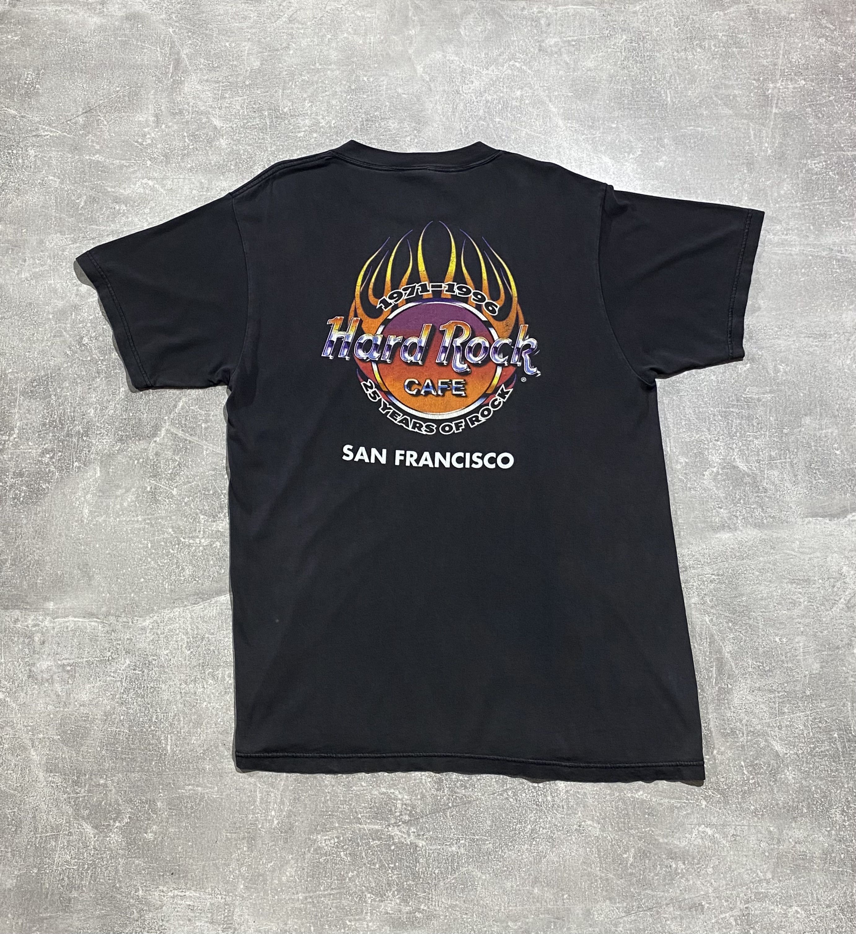 Vintage Vintage 90s Hard Rock Cafe San Francisco Flame Logo T-shirt Size US L / EU 52-54 / 3 - 1 Thumbnail