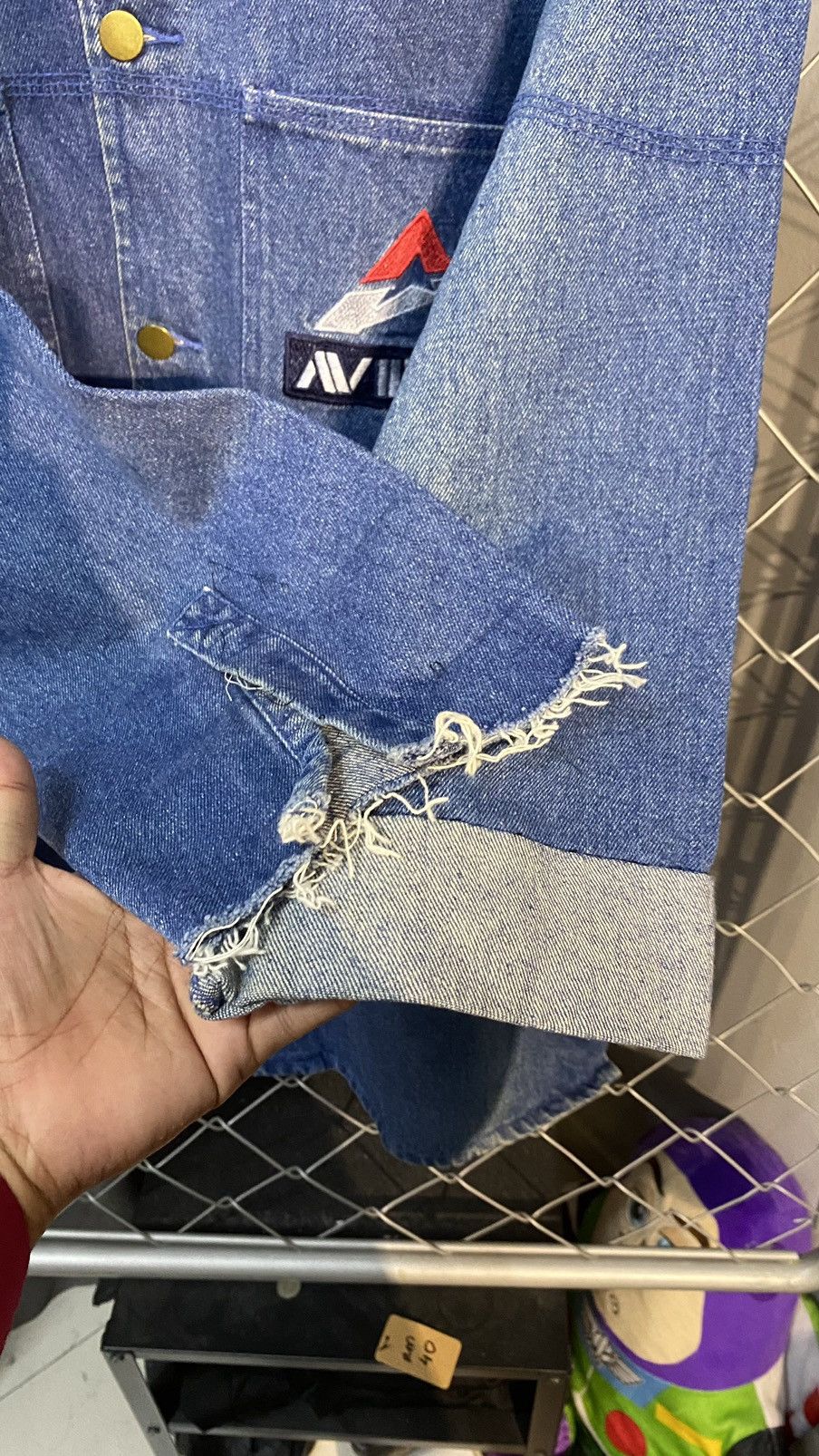 Avirex × Vintage VINTAGE 90'S Y506 DENIM JACKET OUTERWEAR Size US L / EU 52-54 / 3 - 5 Thumbnail