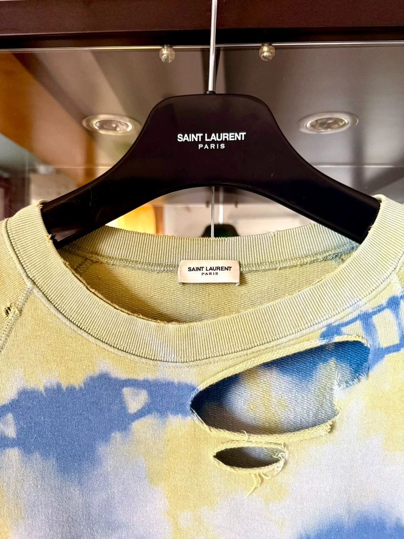 Saint Laurent Paris Saint laurent paris 16ss Fashion Tie-Dye Destruction sweats Size US S / EU 44-46 / 1 - 3 Thumbnail