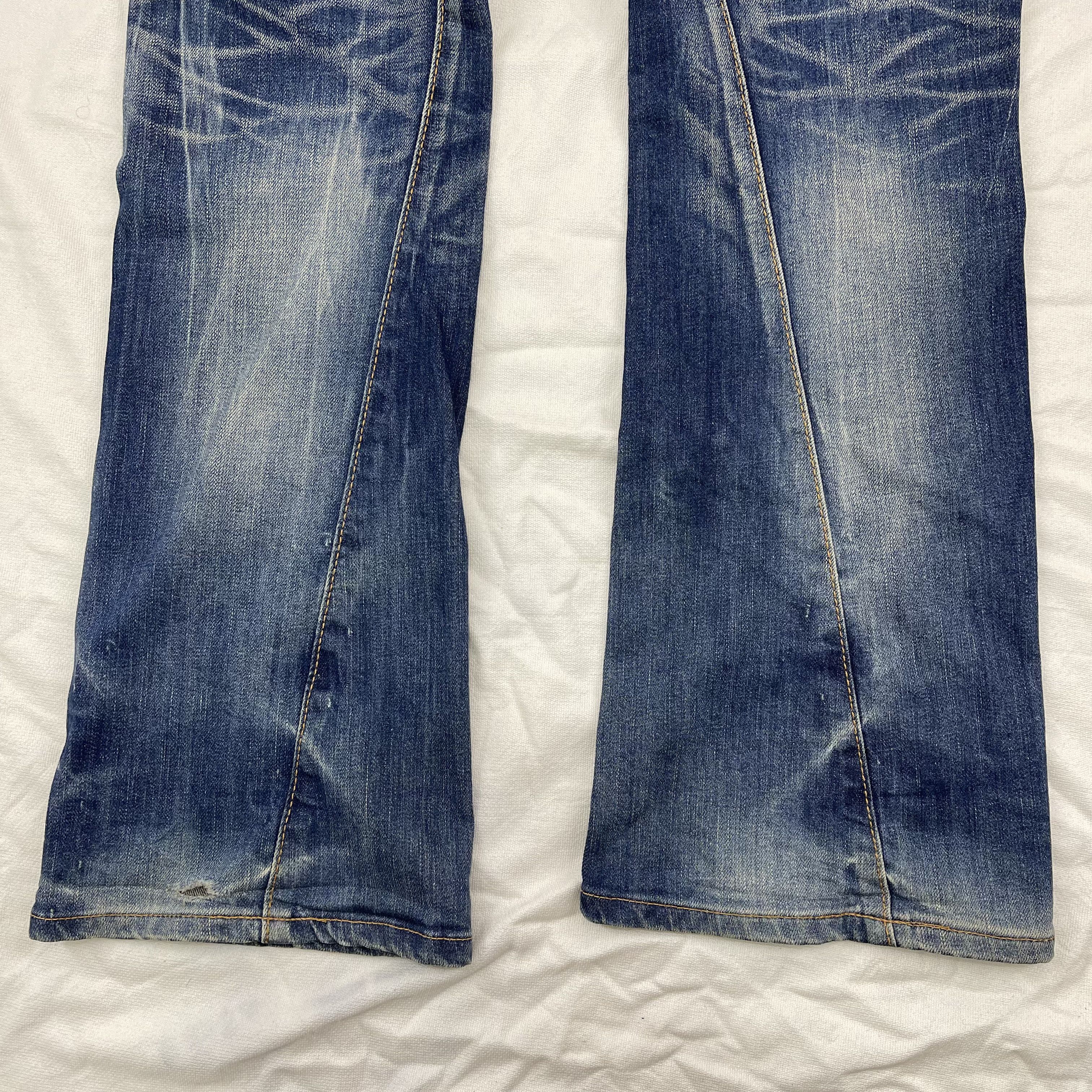 Edwin EDWIN BLUE TRIP Flare Denim Jeans #1288/AS Size US 28 / EU 44 - 17 Thumbnail