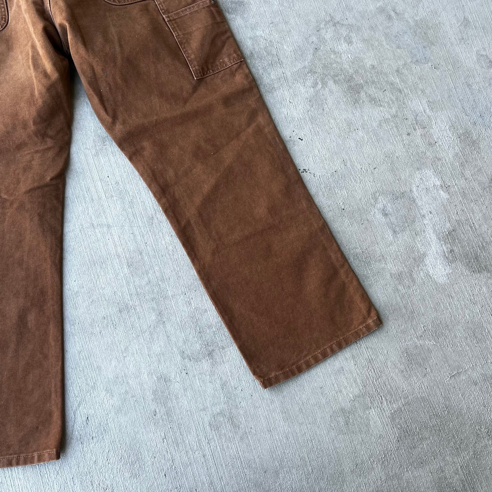 Carhartt × Vintage Carhartt WOMENS brown double knee work wear carpenter pants Size US 32 / EU 48 - 9 Thumbnail