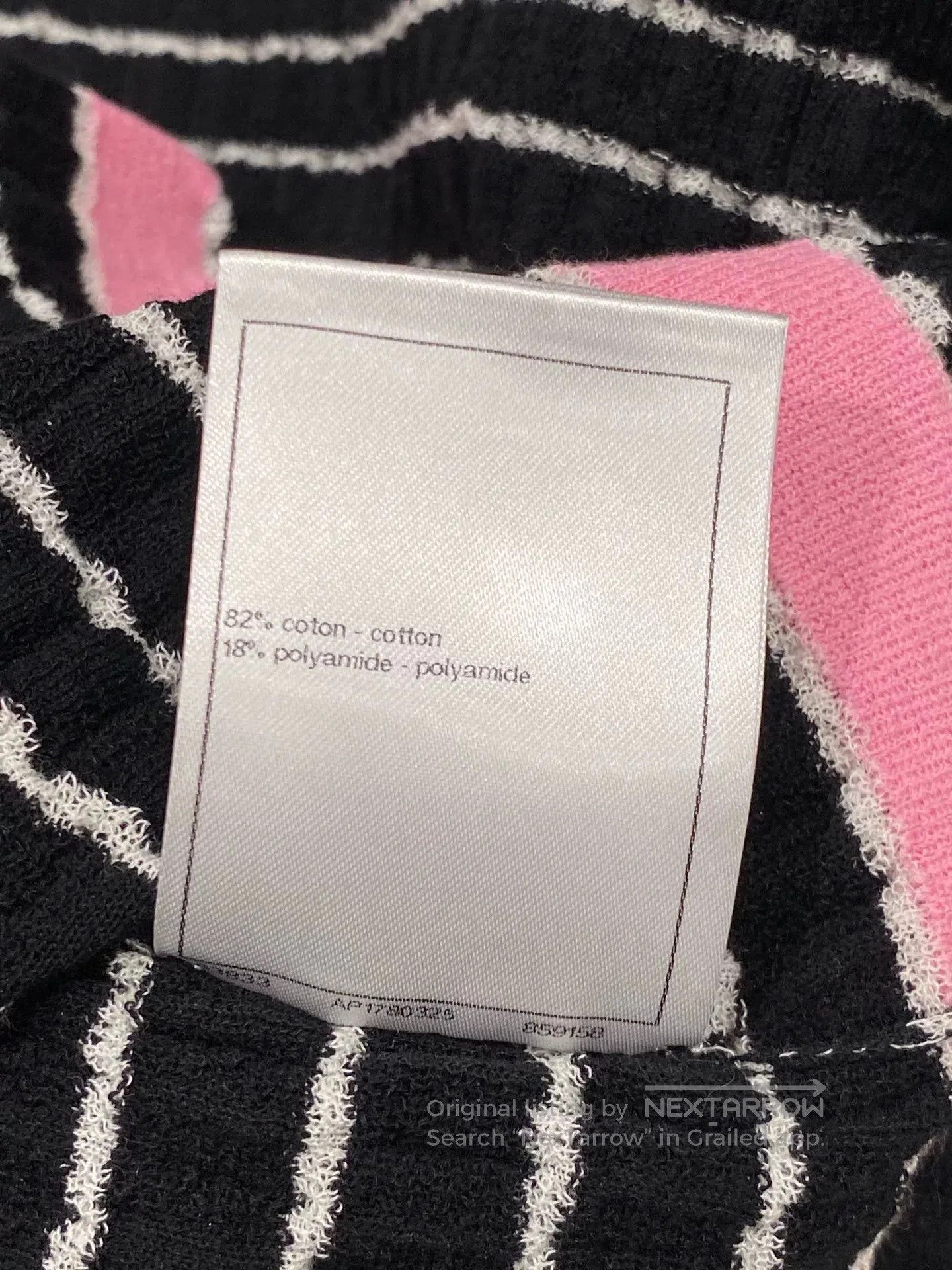 Chanel Chanel 2024 Black Stripe Sleeveless Top. Size US XL / EU 56 / 4 - 6 Thumbnail