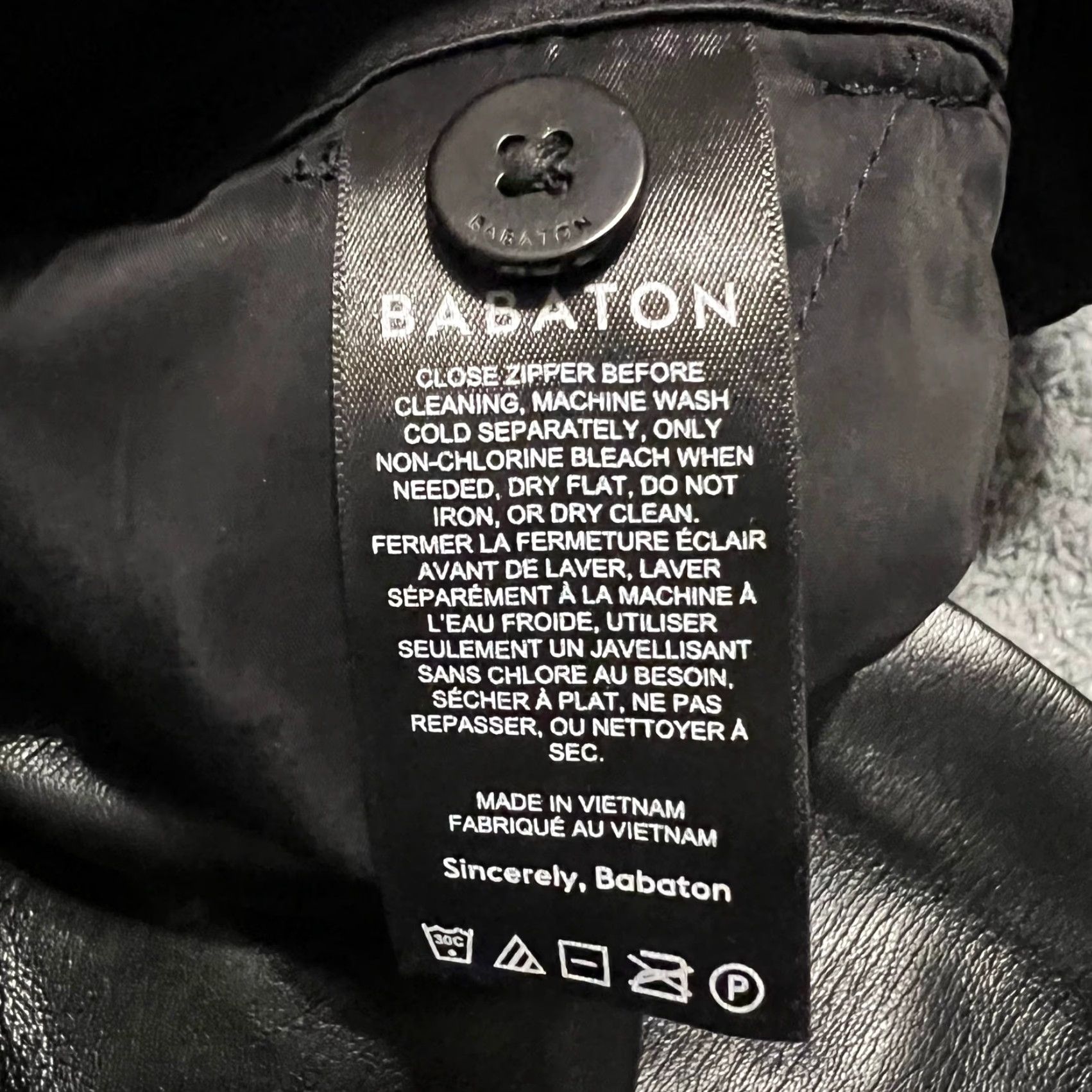 Vintage Babaton Pants Womens 0 Black Faux Leather Flat Front Straight Leg Pants Womens 0 Black Faux Leather Flat Front Straight Leg Men? Size 25" / US 0 / IT 36 - 6 Thumbnail