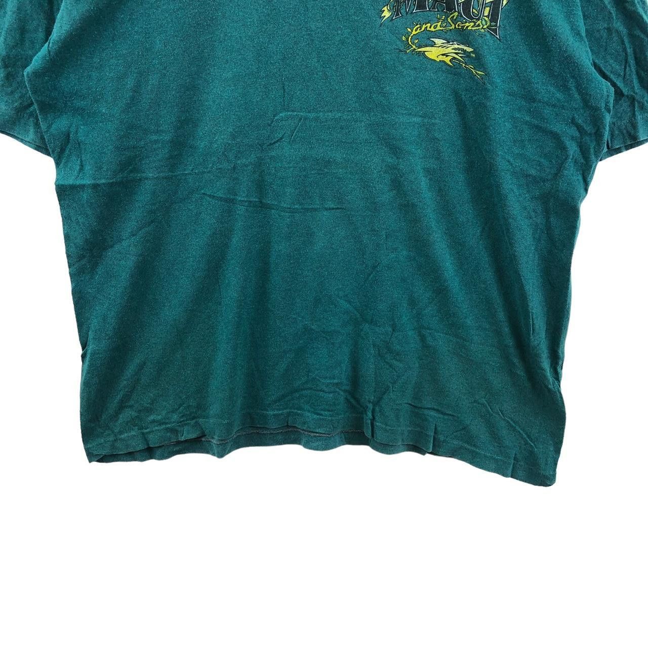 Maui and Sons Vintage 90’ MAUI & SON Pure Hawaii Surf Wear USA Tee Shirt Size US L / EU 52-54 / 3 - 4 Thumbnail