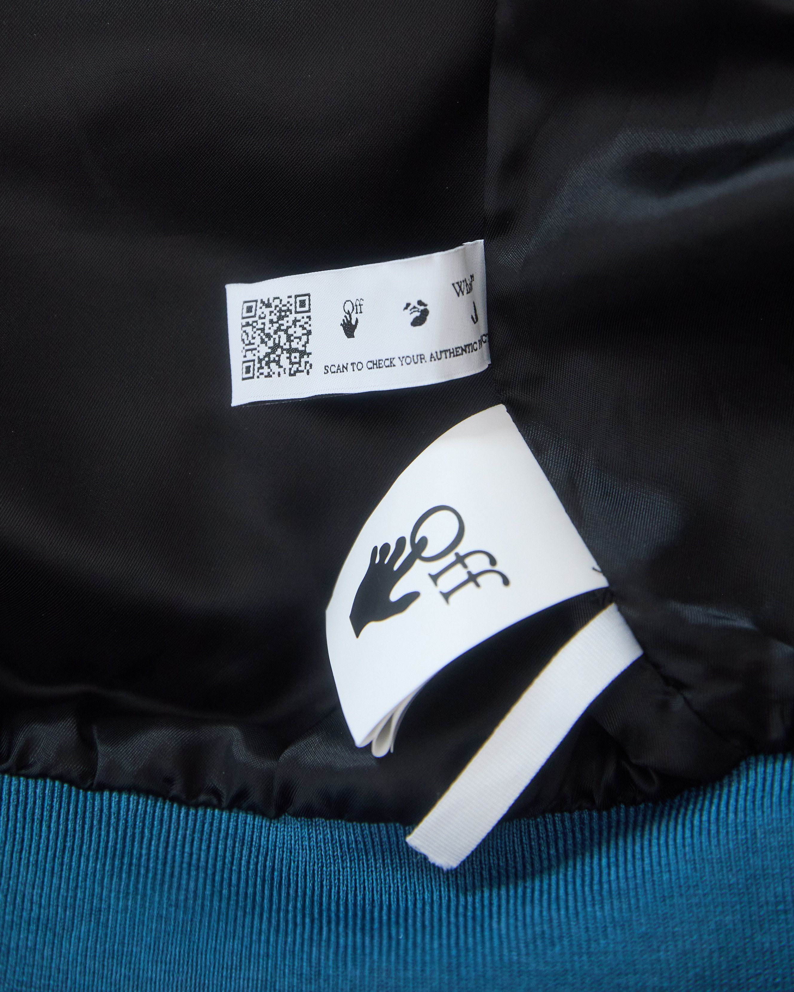 Nordstrom × Off-White Off-White x Nordstrom Strass Varsity Jacket Size US M / EU 48-50 / 2 - 11 Thumbnail