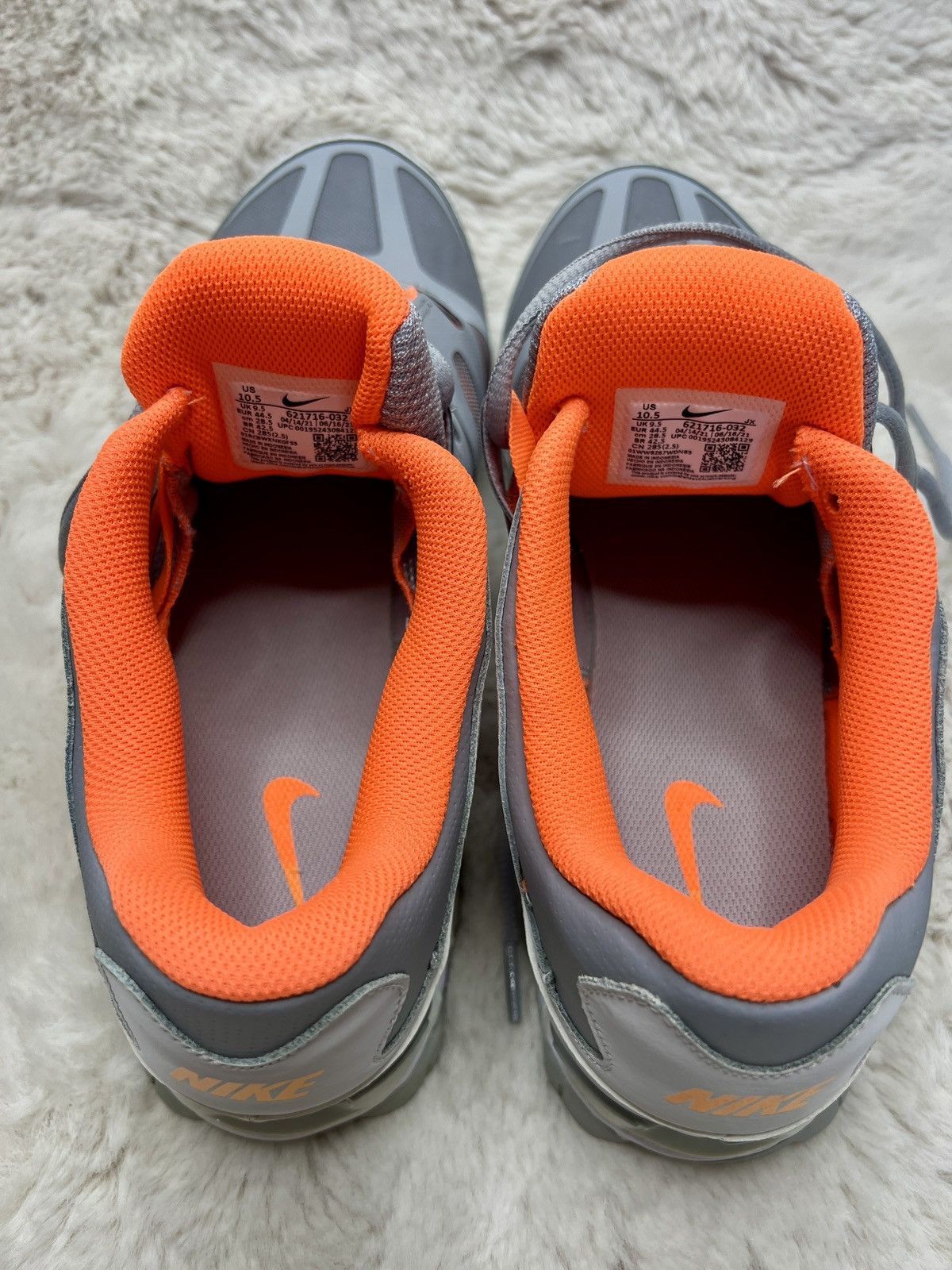 Nike Nike Sneakers REAX 8 TR Wolf Grey Total Orange Size US 10.5 / EU 43-44 - 6 Thumbnail