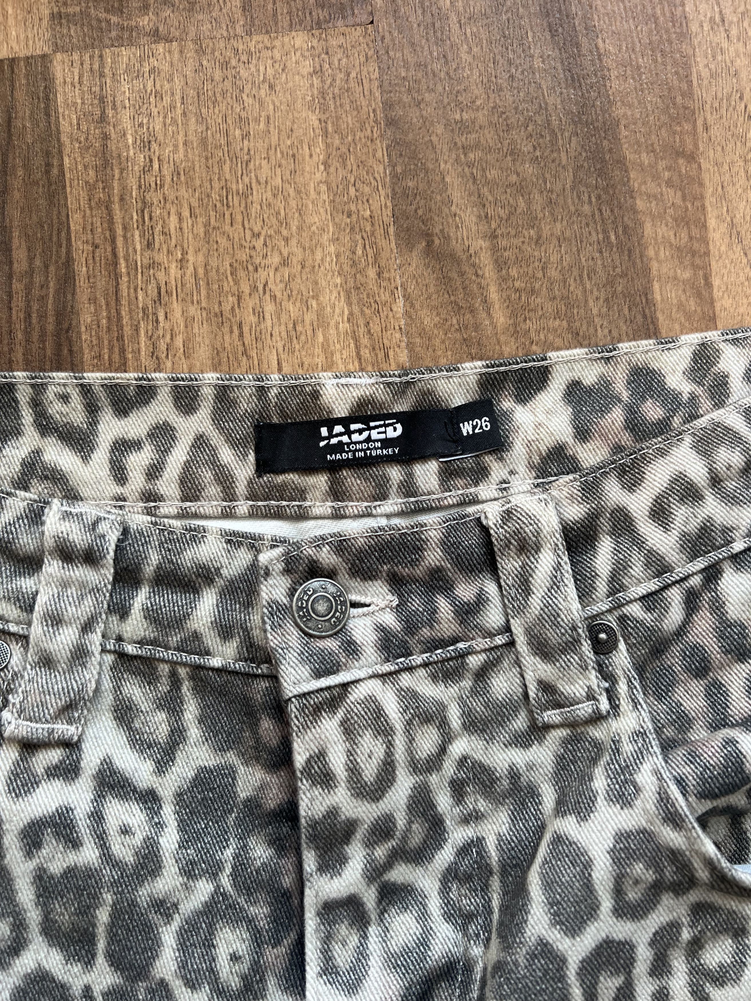 Jaded London Leopard Fade Colossus Jeans | Grailed
