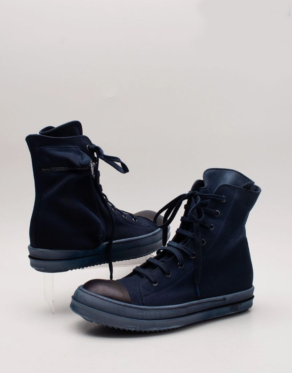 New Rick Owens DRKSHDW Indigo Sneakers