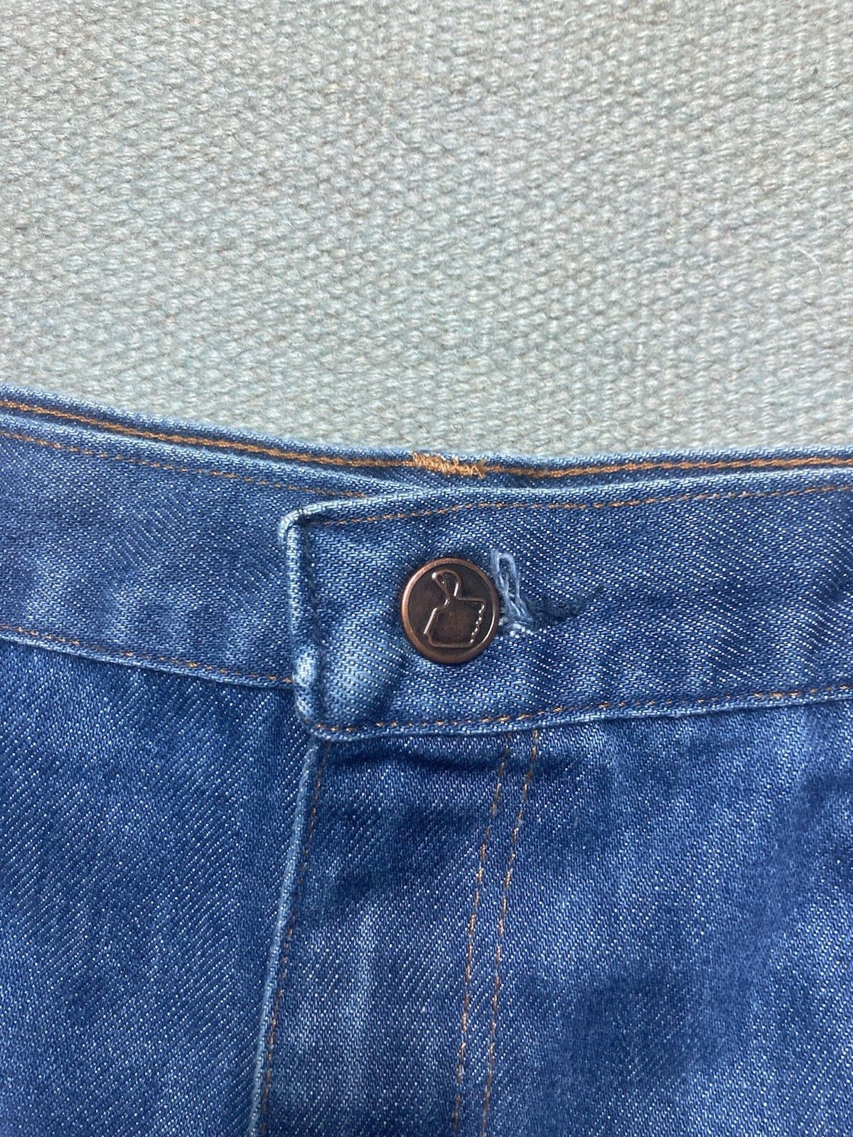 Sears × Vintage Sears thumbs up jeans shorts cut off jorts denim 80s size 36 Size US 36 / EU 52 - 4 Thumbnail