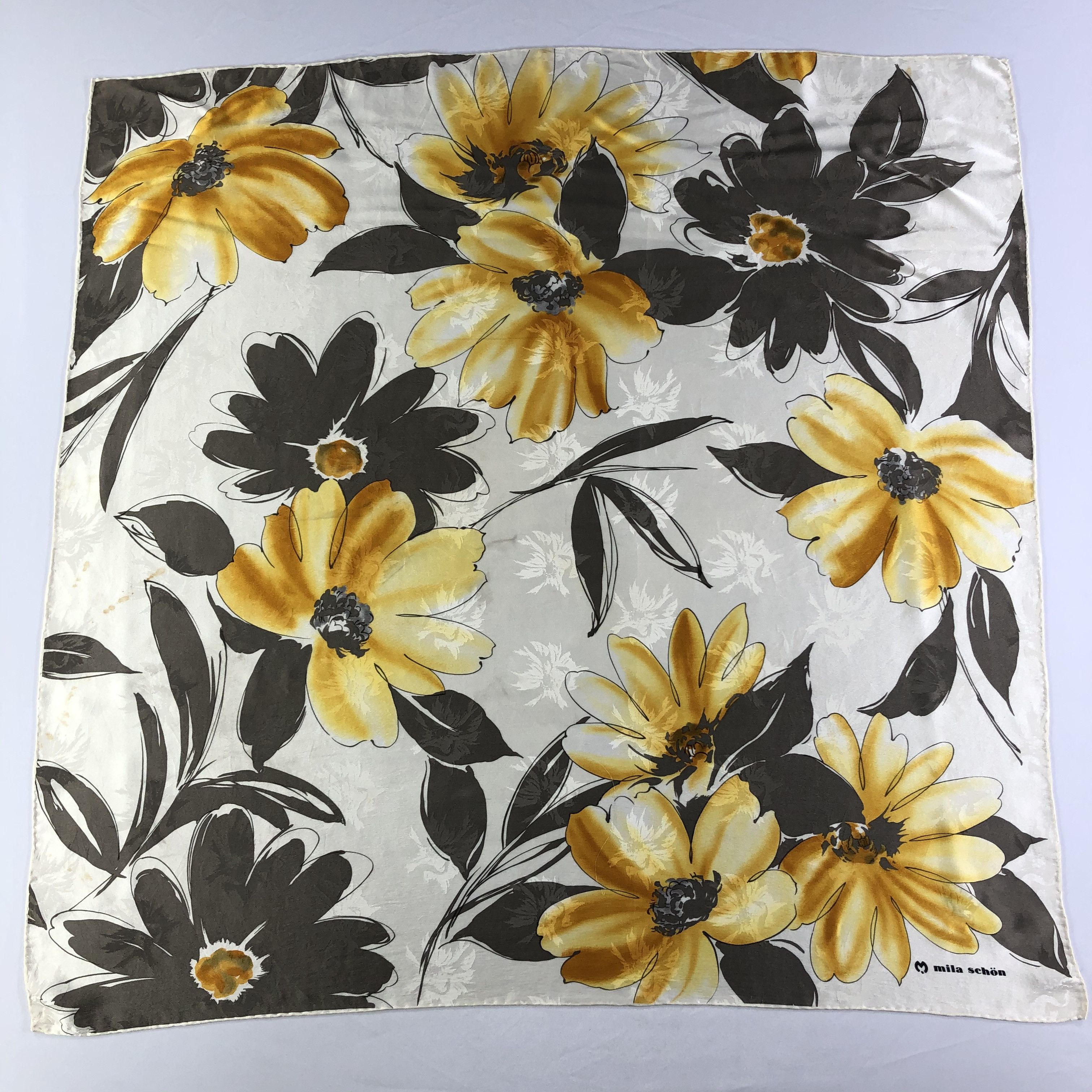Mila Schon × Vintage Vintage Mila Schon Silk Scarf Size ONE SIZE - 2 Thumbnail