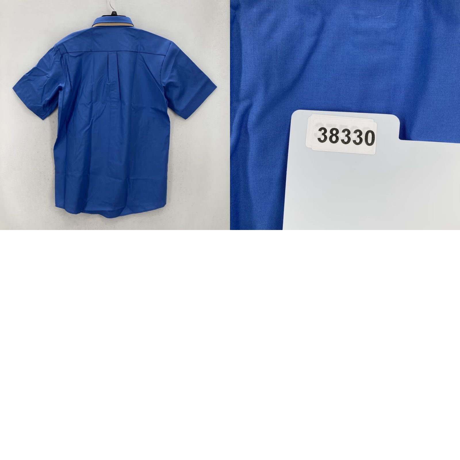 Dickies Dickies Shirt Mens 16-16.5 Regular Blue Short Sleeve Button Up Workwear Pocket Shirt Size US L / EU 52-54 / 3 - 9 Thumbnail