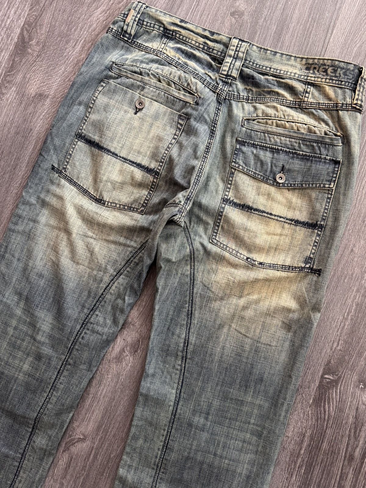 Japanese Brand Y2K Vintage Washed Retro Colour Jeans made in Spain Size US 36 / EU 52 - 10 Thumbnail