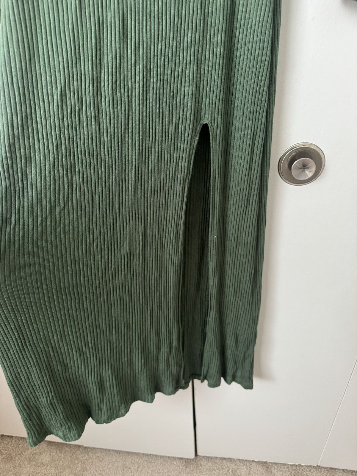 Reformation Reformation Jeans Mockneck Ribbed Maxi Dress Size L / US 10 / IT 46 - 3 Thumbnail