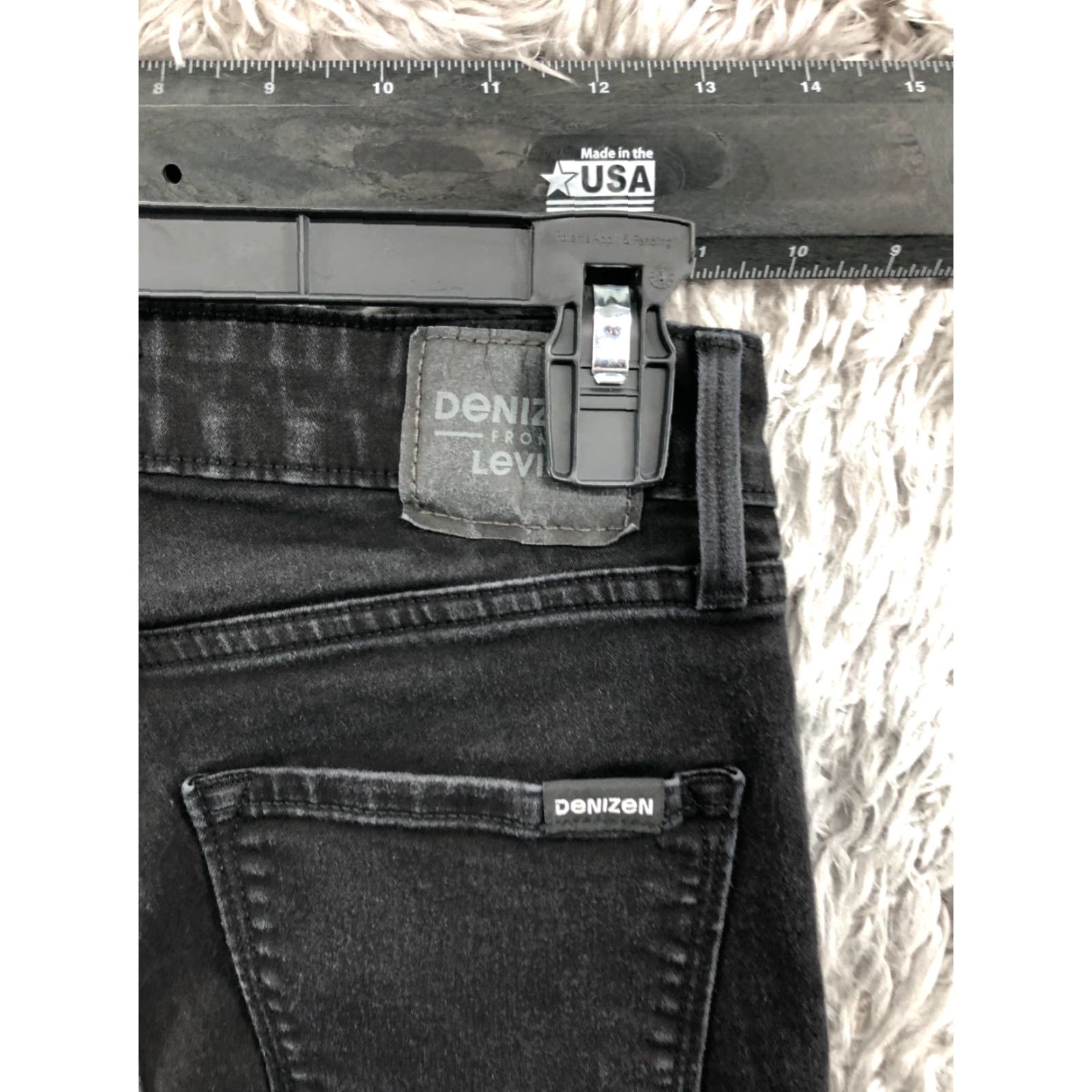 Denizen Denizen High Rise Skinny Jeans Womens Dark Wash Black Size 2 Size 26" / US 2 / IT 38 - 6 Thumbnail
