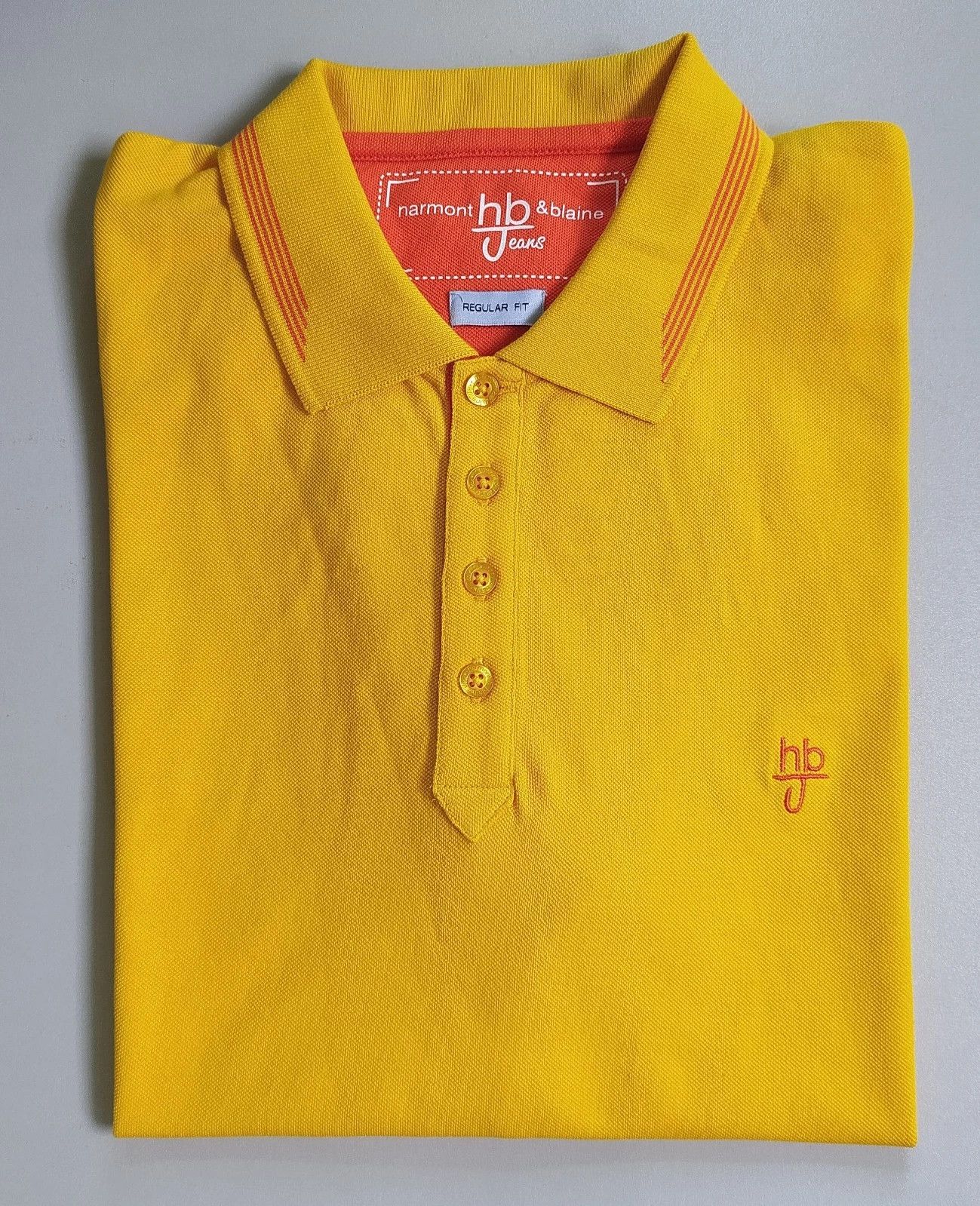 Harmont & Blaine Harmont & Blaine Jeans (HBJ) Shortsleeves Polo Shirt ASM1973 Size US XL / EU 56 / 4 - 1 Thumbnail