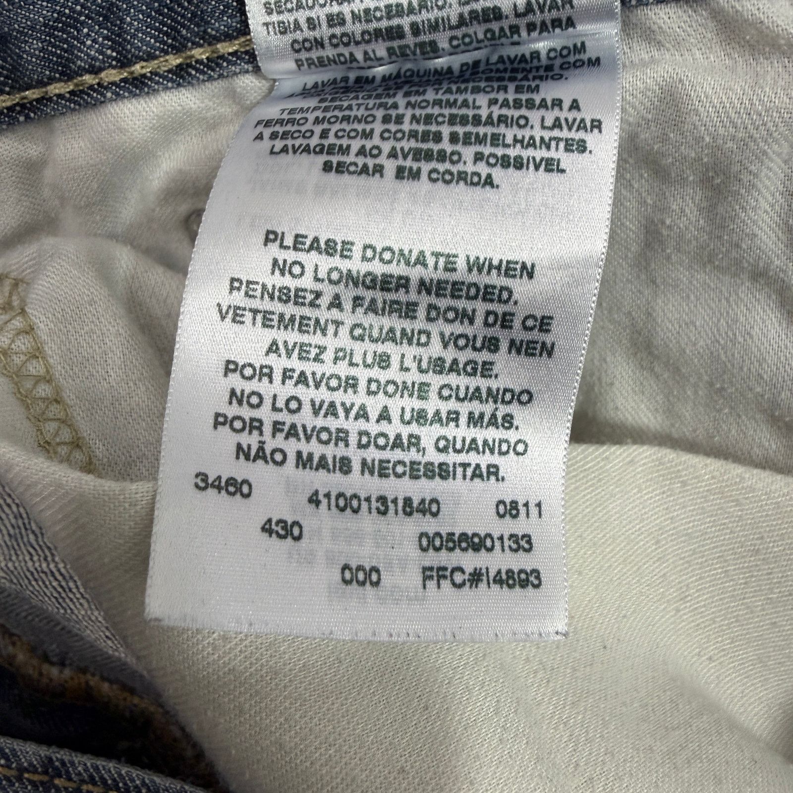 Levi's Vintage Levis 569 Loose Fit Jeans Men's 38x30 Blue y2k Baggy Size US 38 / EU 54 - 6 Thumbnail