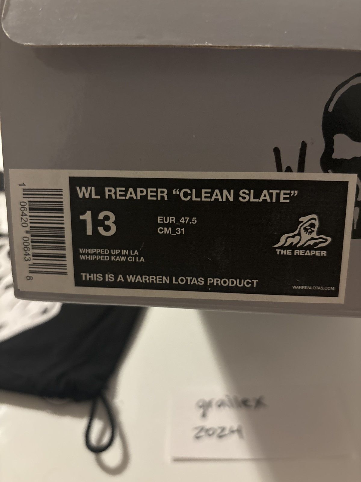 Warren Lotas WL REAPER “CLEAN SLATE” Size US 13 / EU 46 - 4 Thumbnail