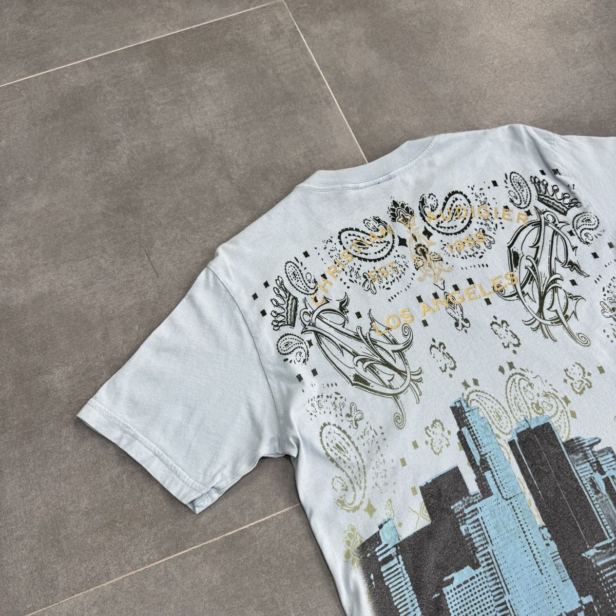 Ed Hardy Christian Audigier Los Angeles Tattoo Y2K Hip Hop T-Shirt Size US S / EU 44-46 / 1 - 14 Thumbnail